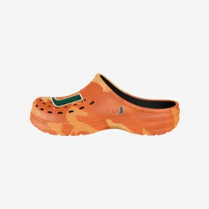 Miami Hurricanes Tonal Camo Clog