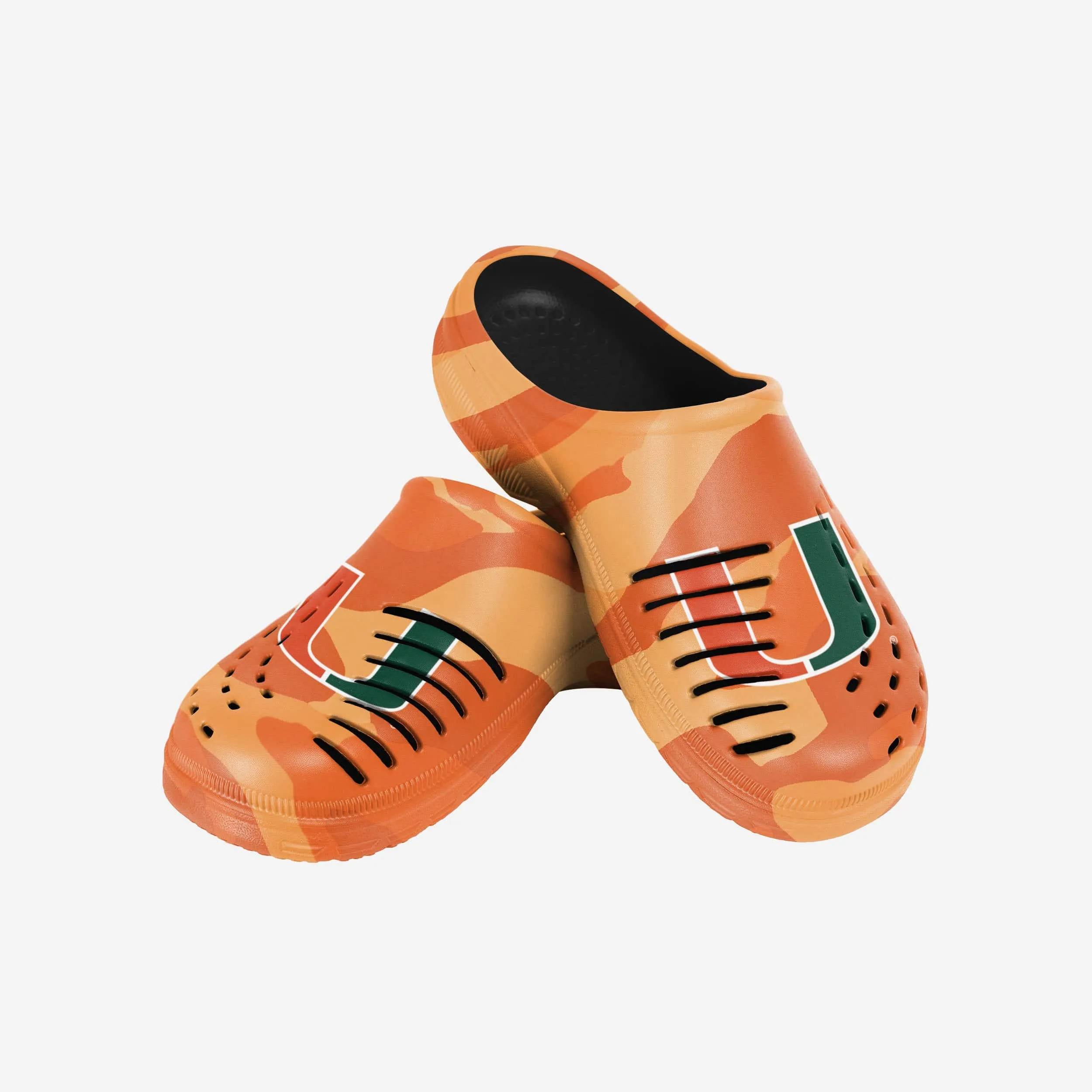 Miami Hurricanes Tonal Camo Clog