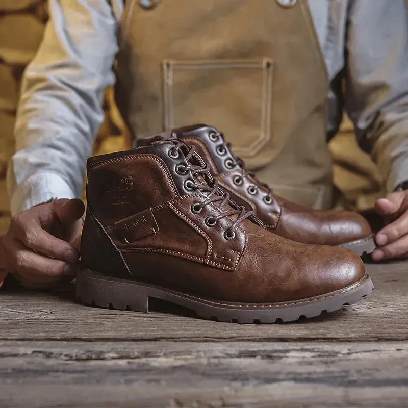 Michel™ Men’s Casual Leather Boots in British Style