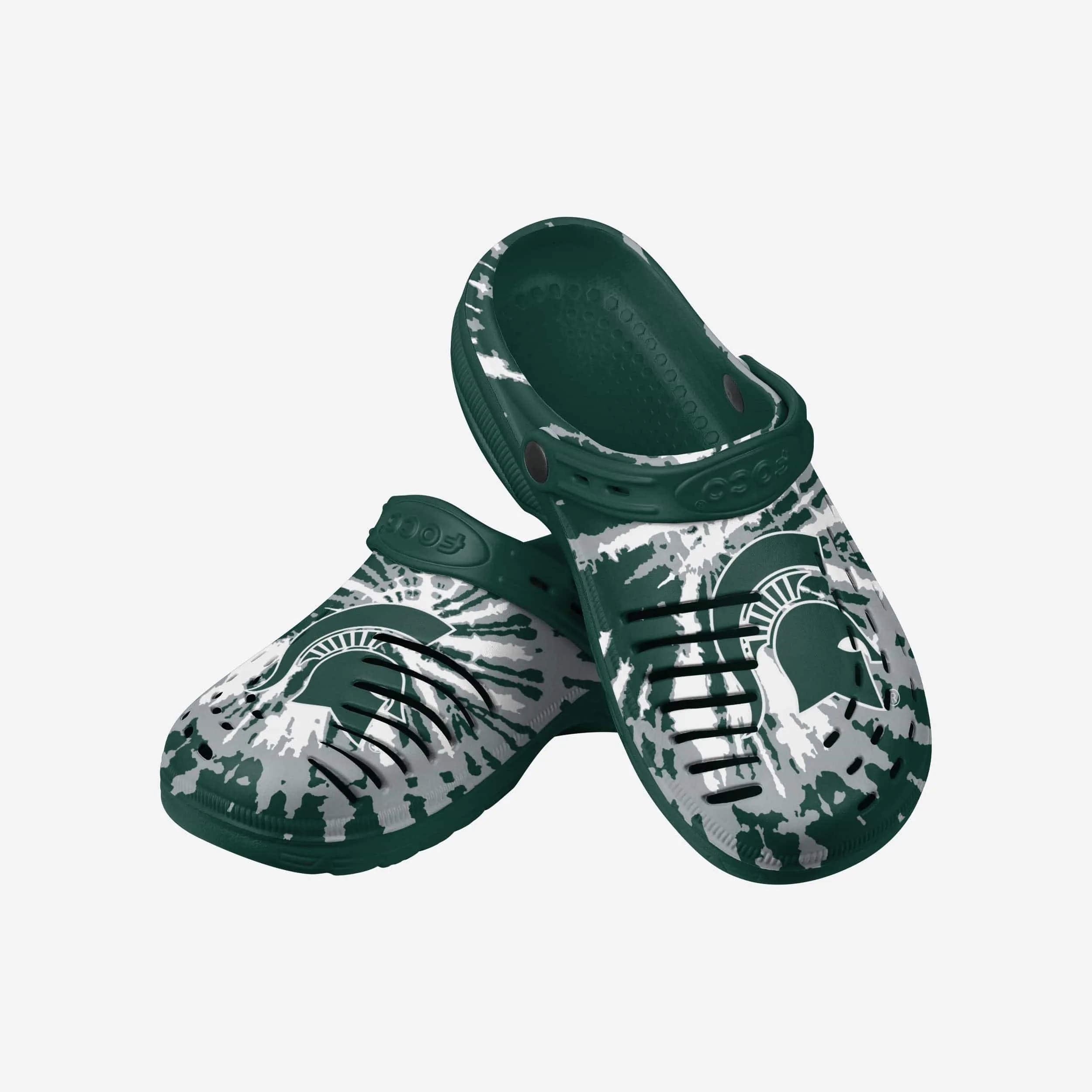 Michigan State Spartans Tie-Dye Clog With Strap