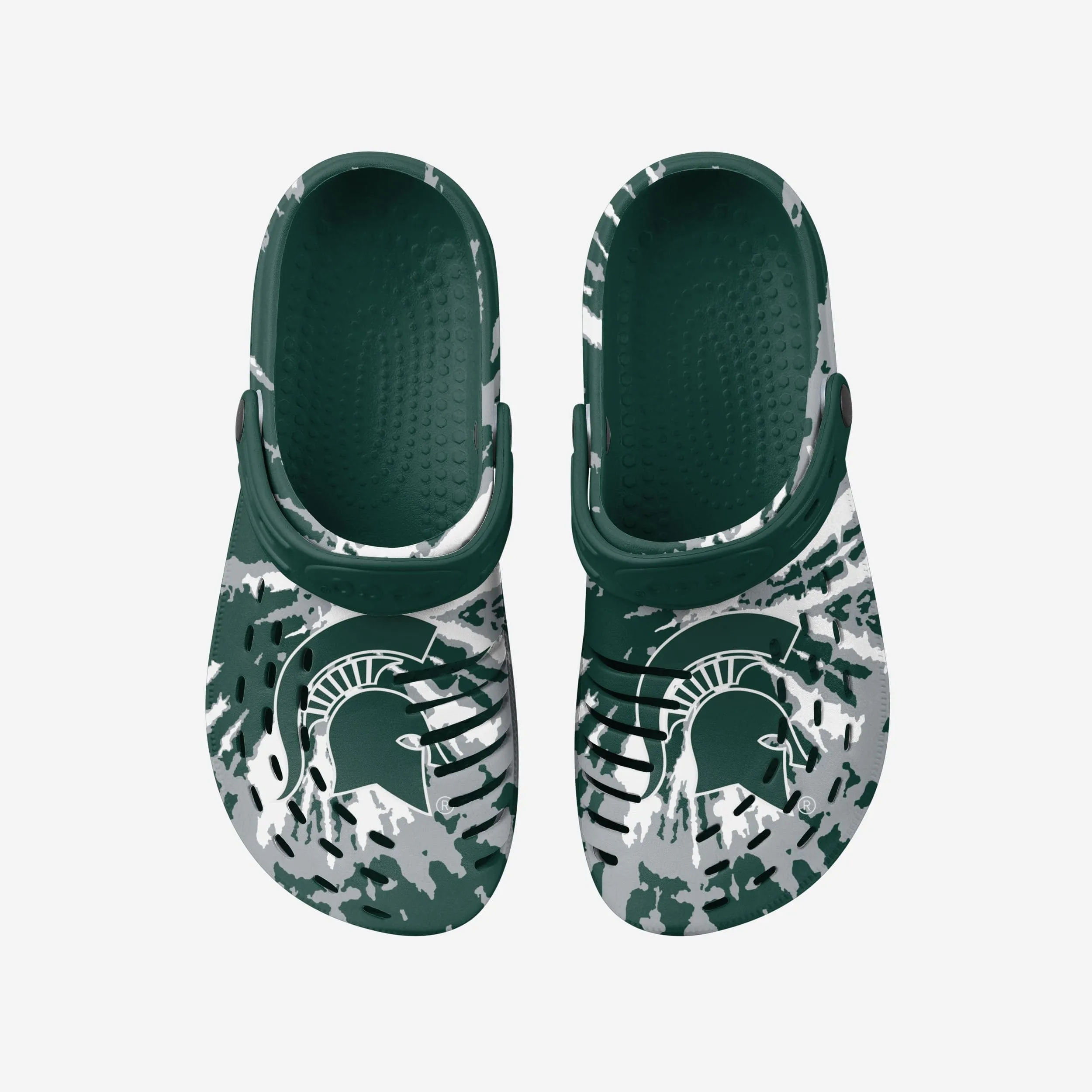 Michigan State Spartans Tie-Dye Clog With Strap