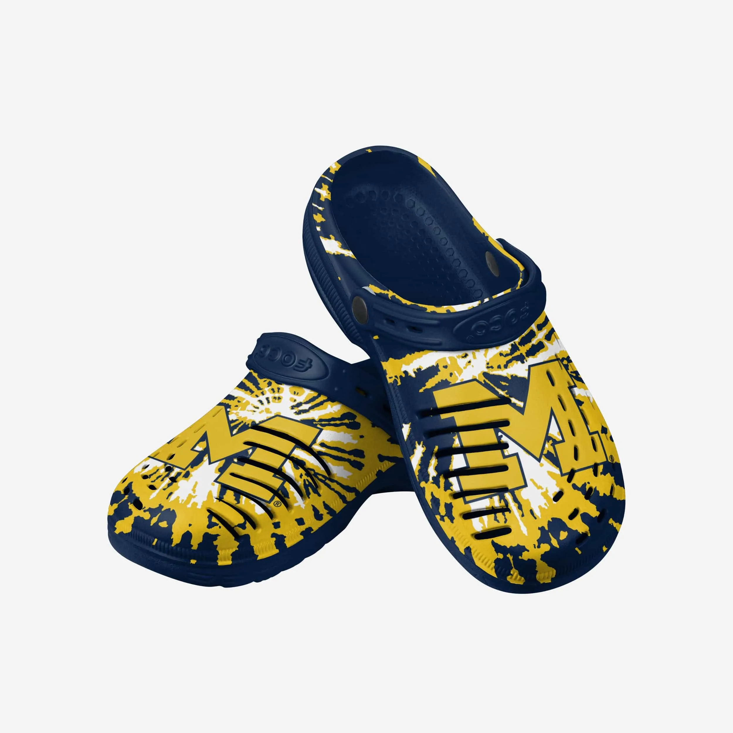 Michigan Wolverines Tie-Dye Clog With Strap