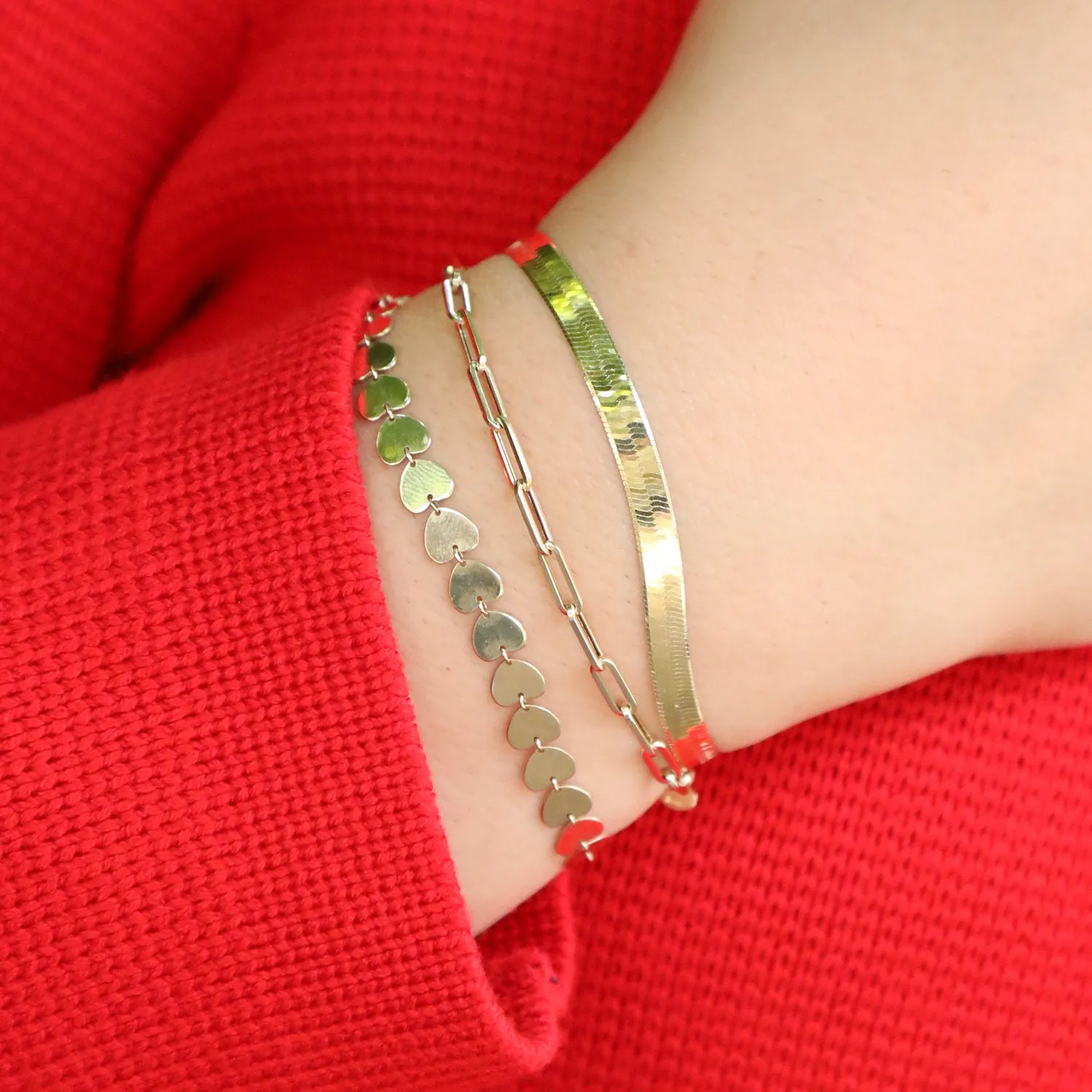 Mini Paperclip Bracelet