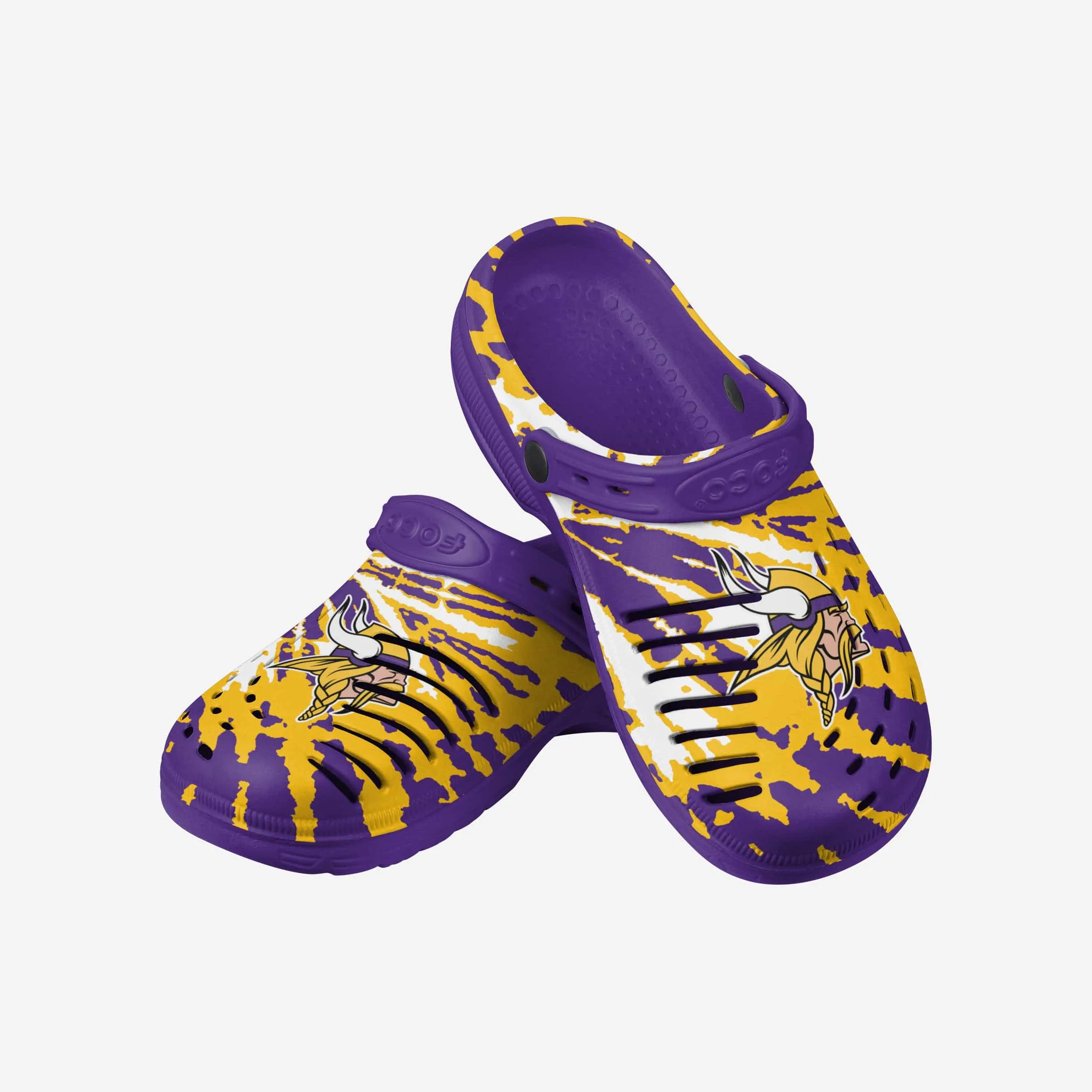 Minnesota Vikings Tie-Dye Clog With Strap