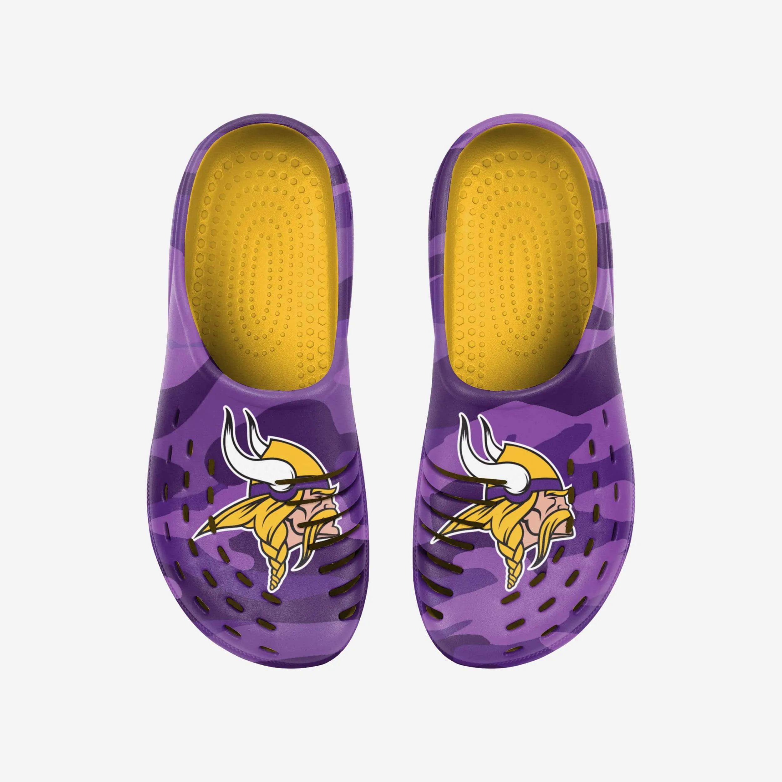 Minnesota Vikings Tonal Camo Clog