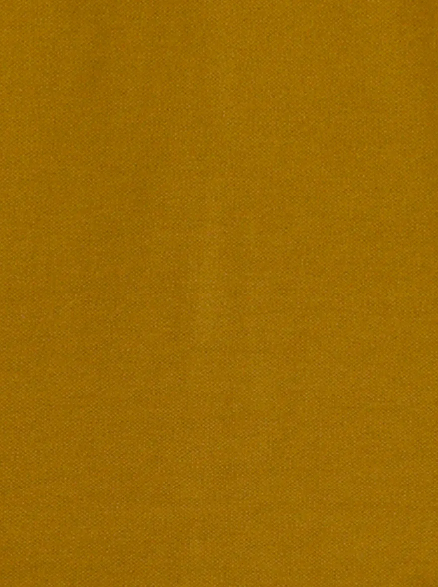 Mustard Yellow Solid Slim Fit Polo T-Shirt | JadeBlue