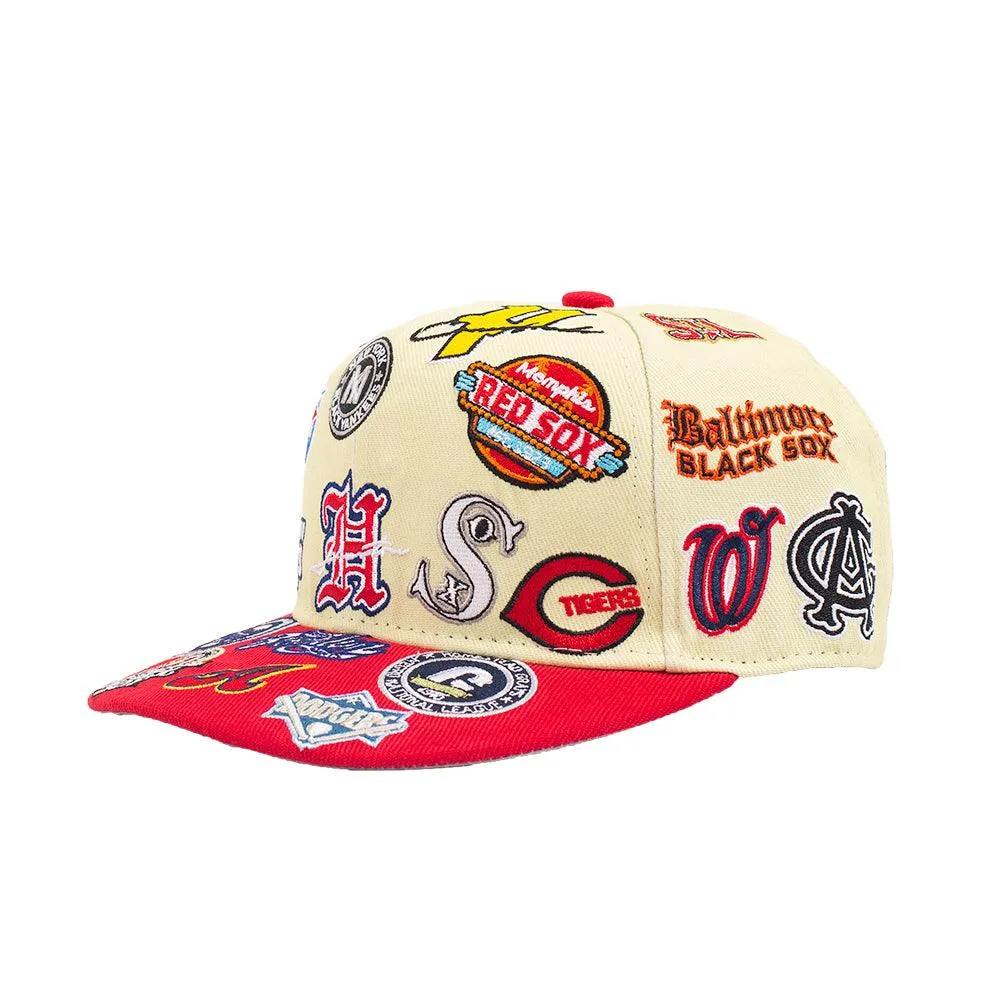 NEGRO LEAGUE COLLAGE FITTED HAT