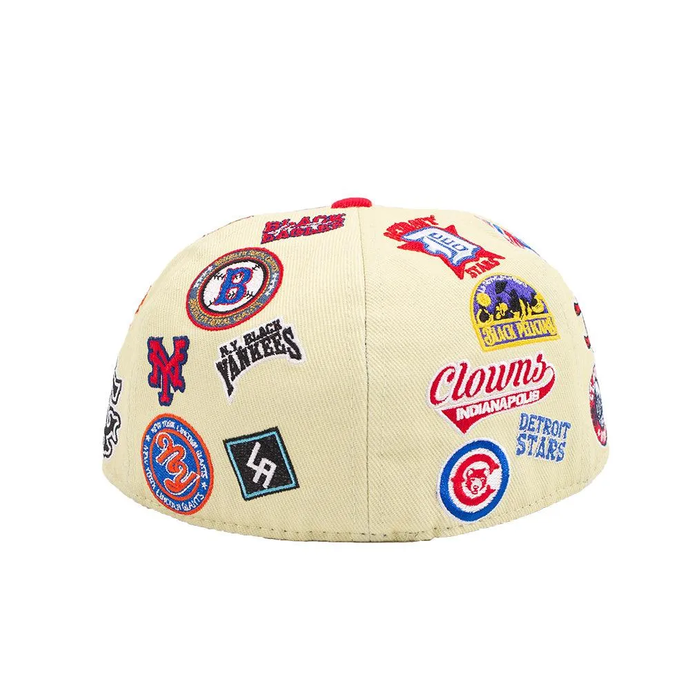 NEGRO LEAGUE COLLAGE FITTED HAT