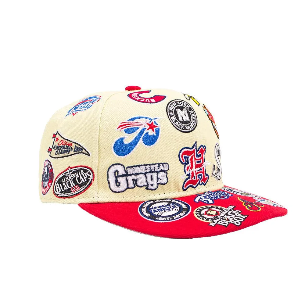 NEGRO LEAGUE COLLAGE FITTED HAT