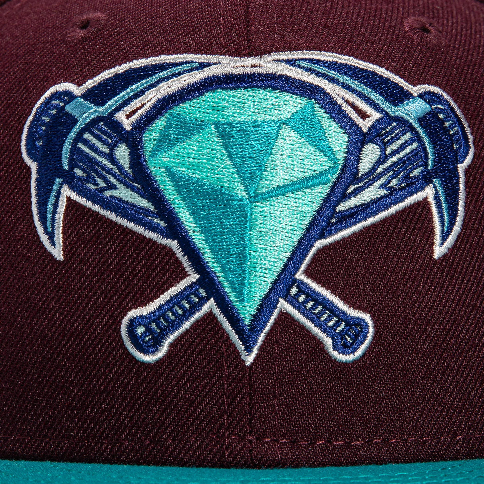 New Era 59Fifty West Tenn Diamond Jaxx Hat - Maroon, Teal, Pink