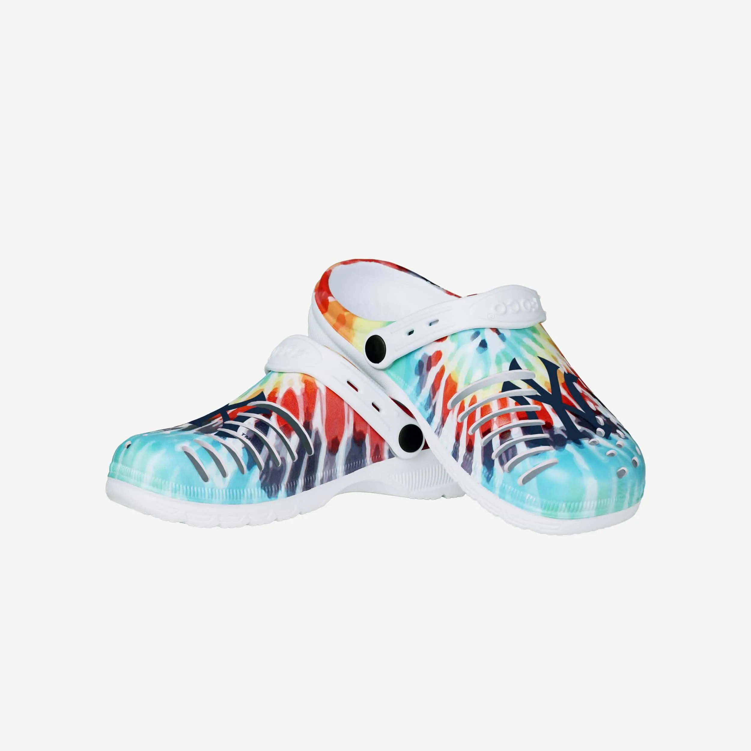 New York Yankees Womens Tie-Dye Clog With Strap