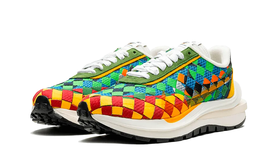 Nike Vaporwaffle Woven Sacai Jean Paul Gaultier Green Gusto