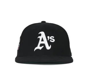 OAKLAND ATHLETICS CORDUROY 1989 BOB WS 5950 FITTED CAP