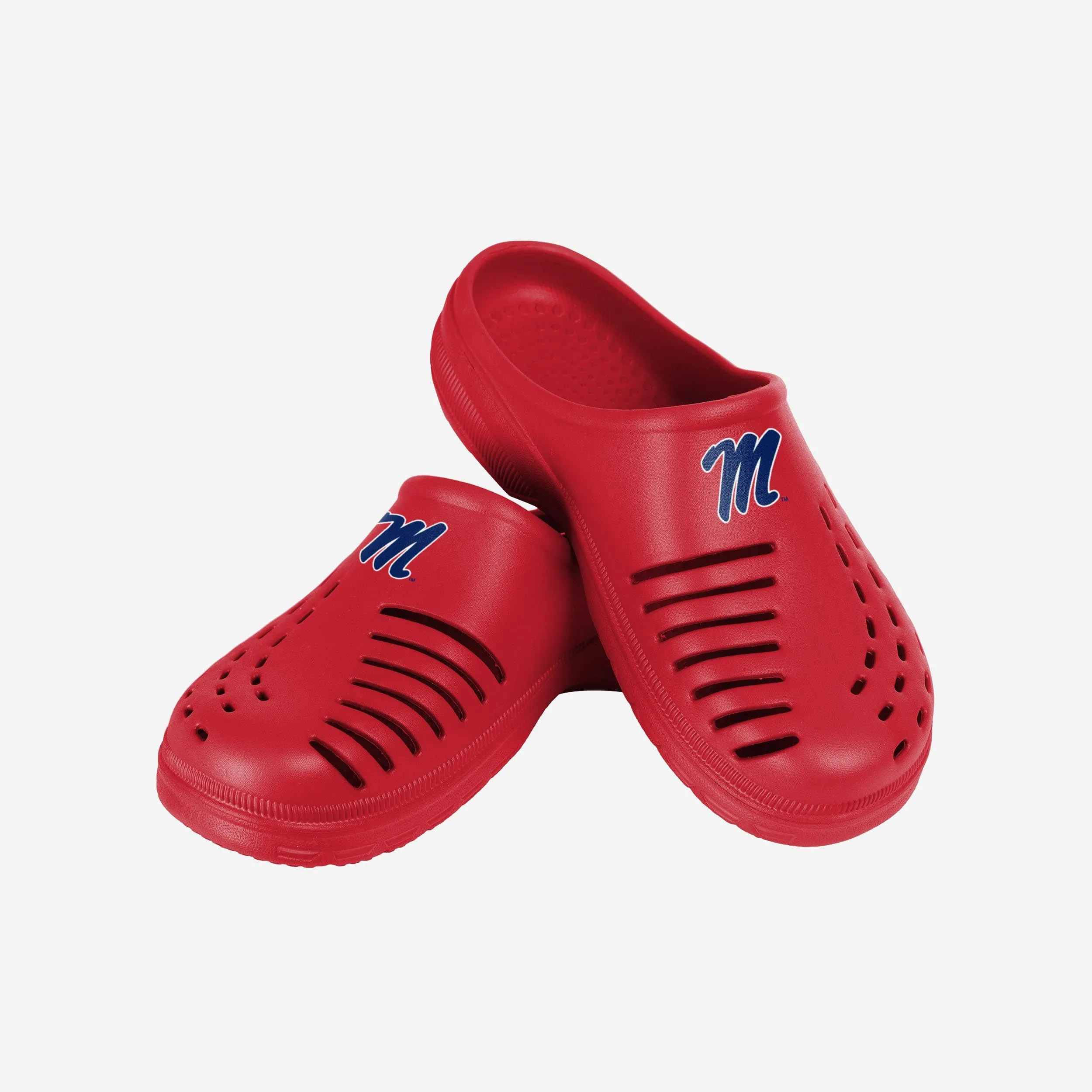 Ole Miss Rebels Mens Solid Clog