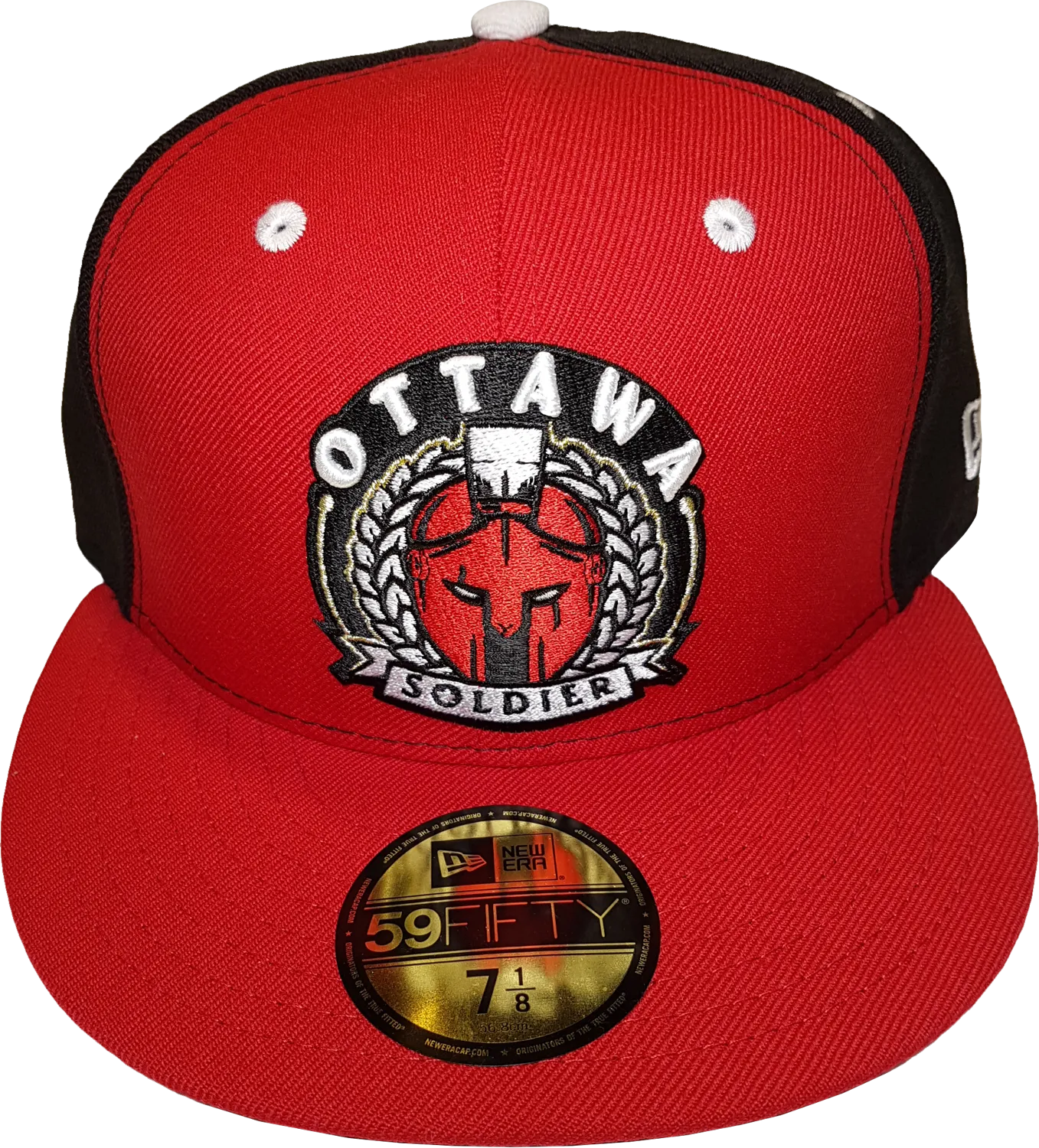 Ottawa Soldier New Era Fitted Red Black