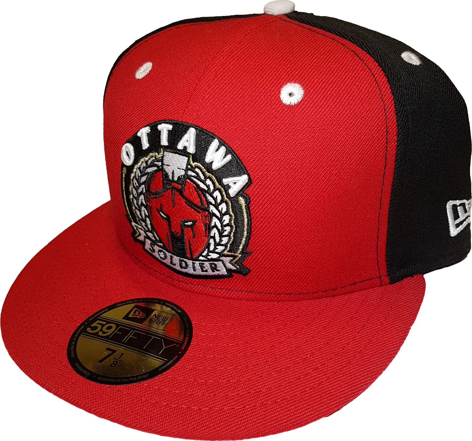 Ottawa Soldier New Era Fitted Red Black