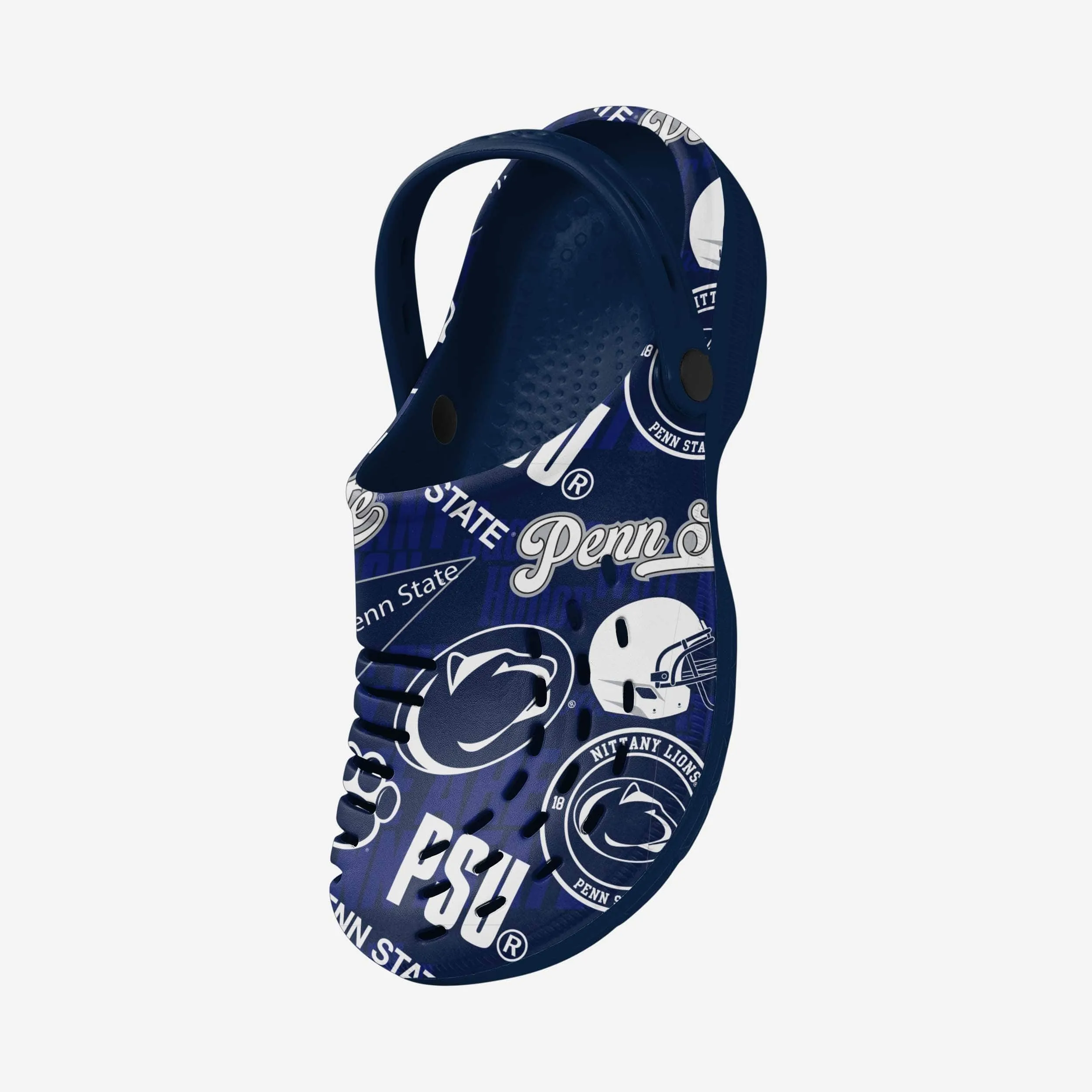Penn State Nittany Lions Historic Print Clog With Strap