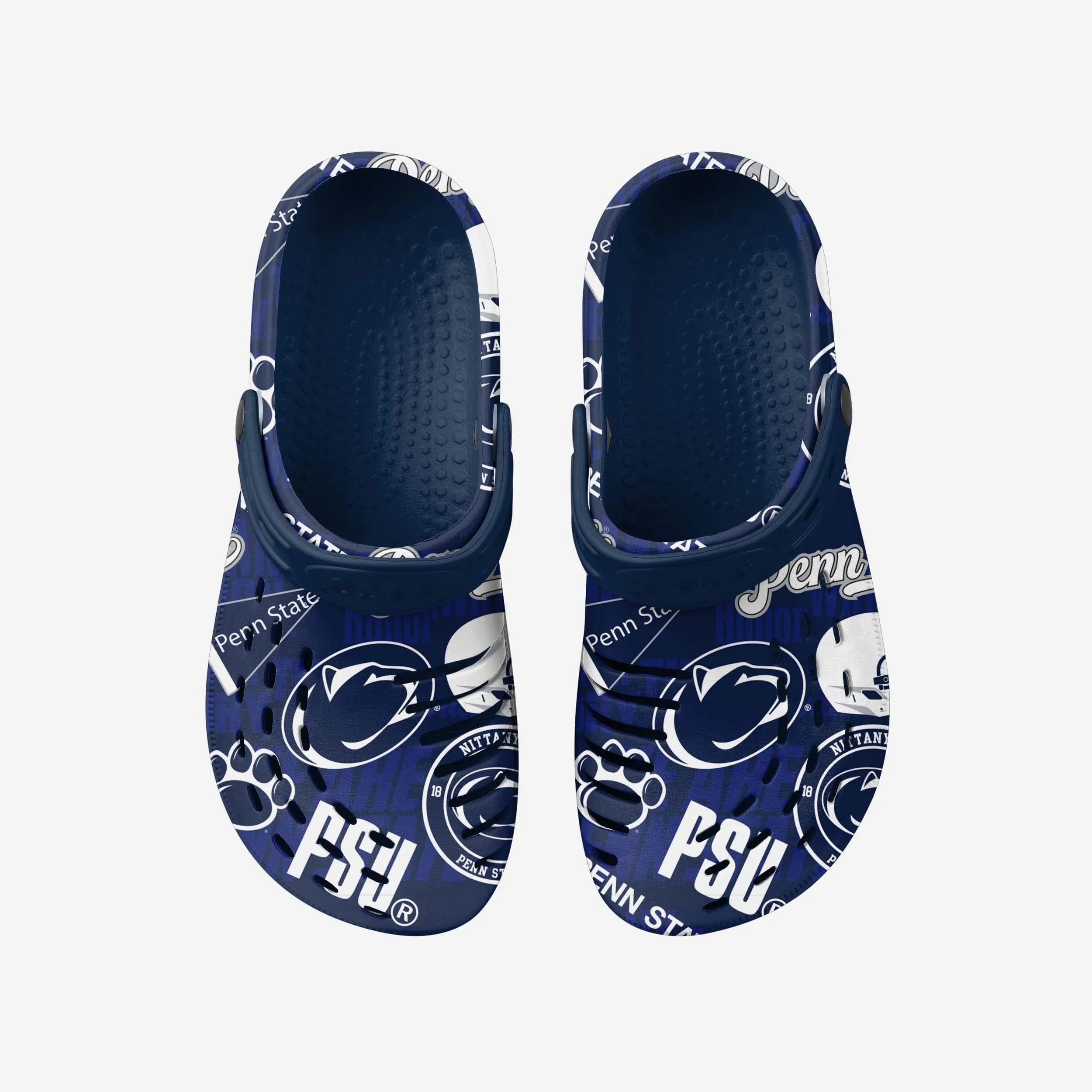Penn State Nittany Lions Historic Print Clog With Strap