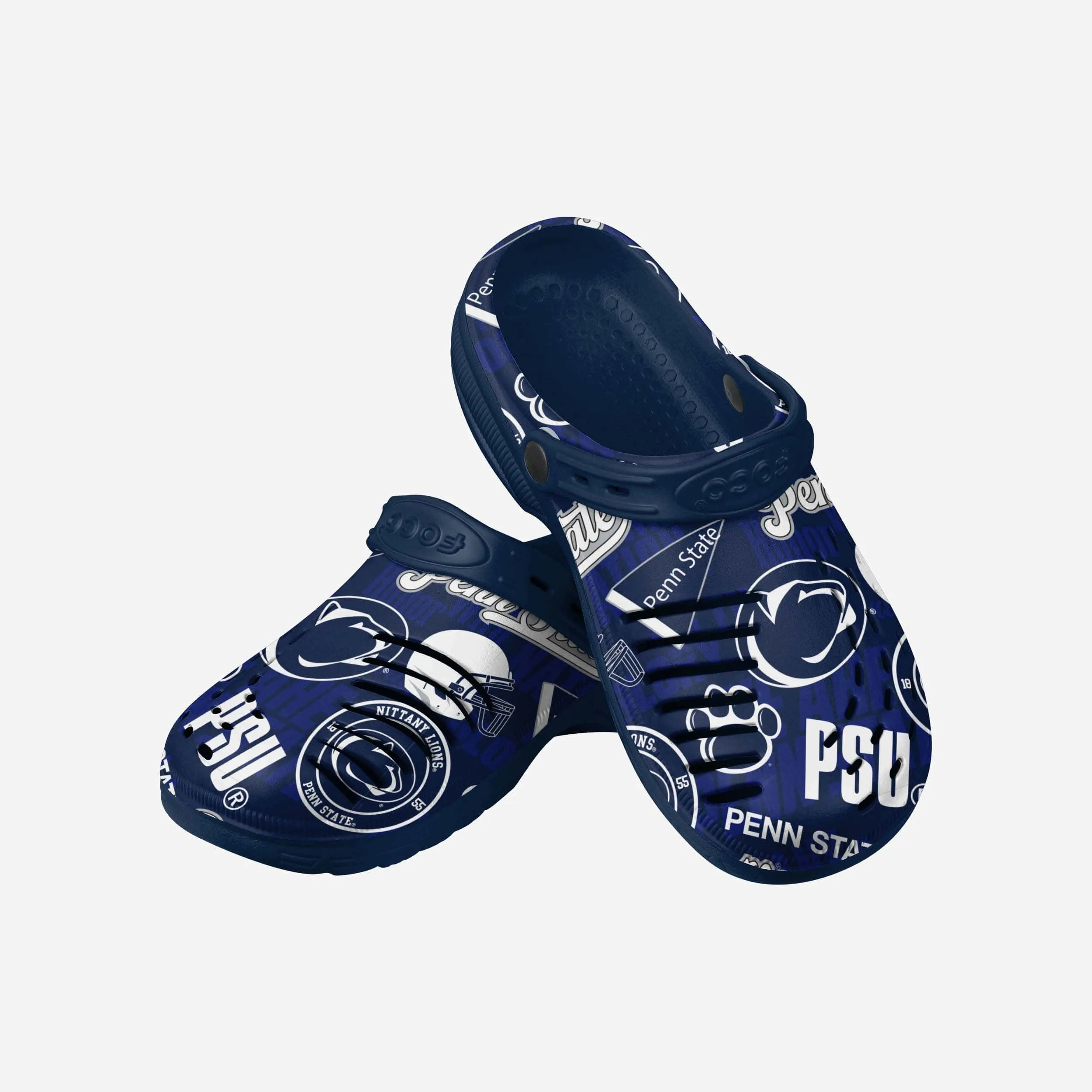 Penn State Nittany Lions Historic Print Clog With Strap