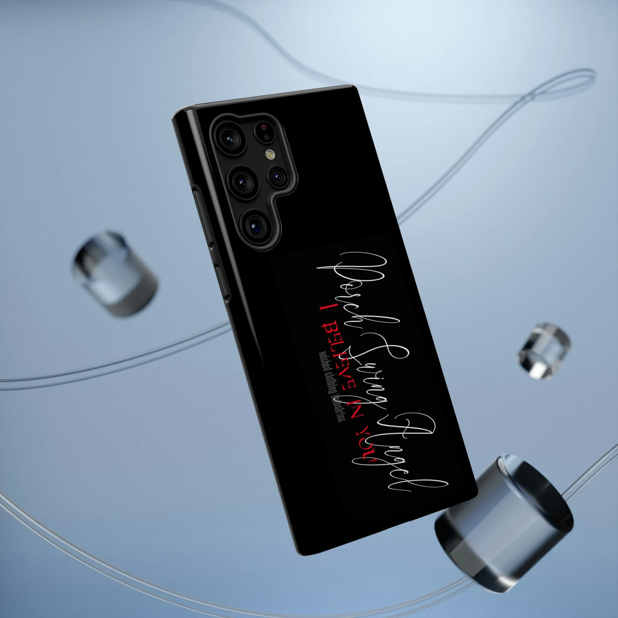 Porch Swing Angel 1 E.L. / Black/ Impact-Resistant Cases