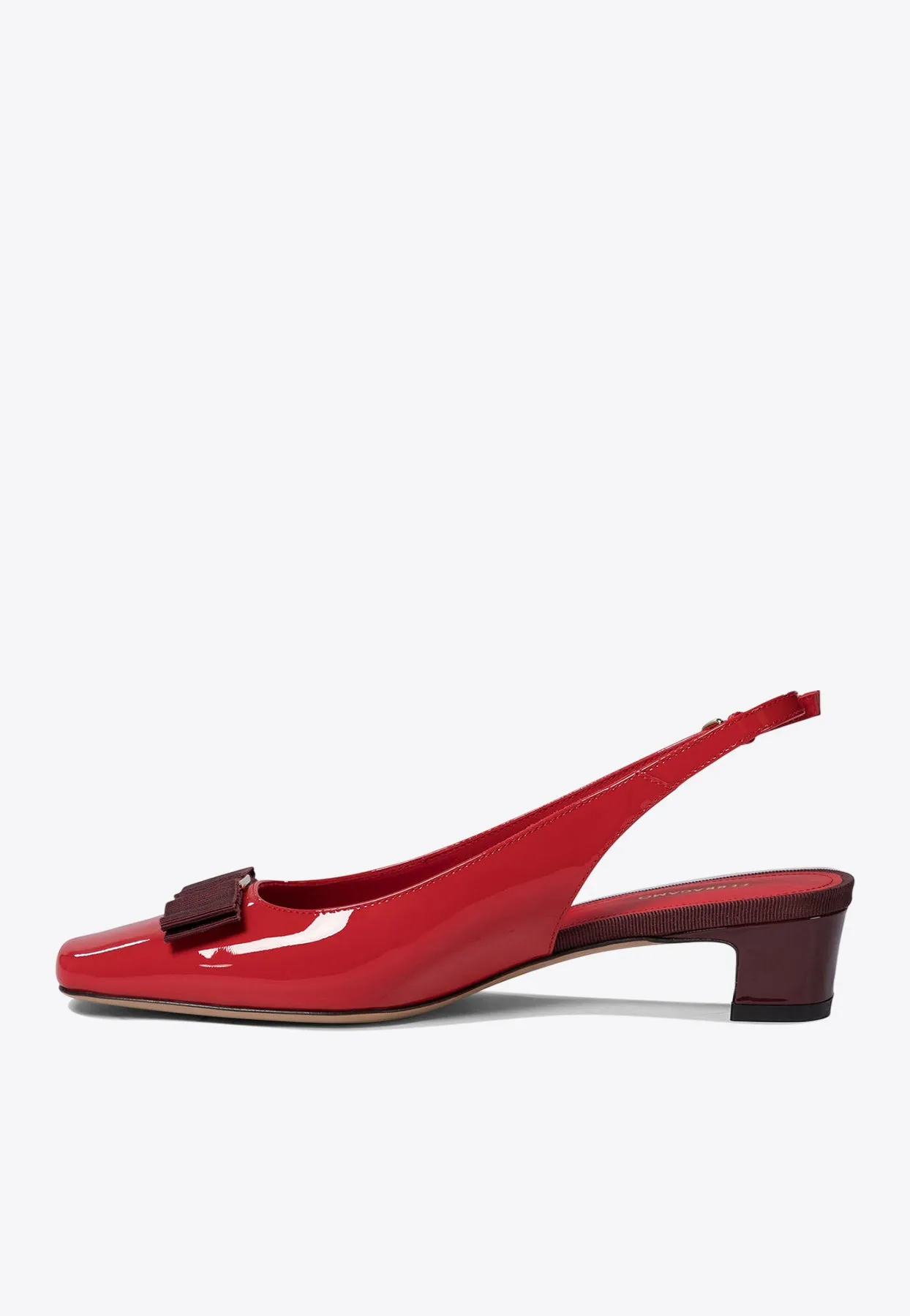 Rivada Patent Leather Slingback Flats