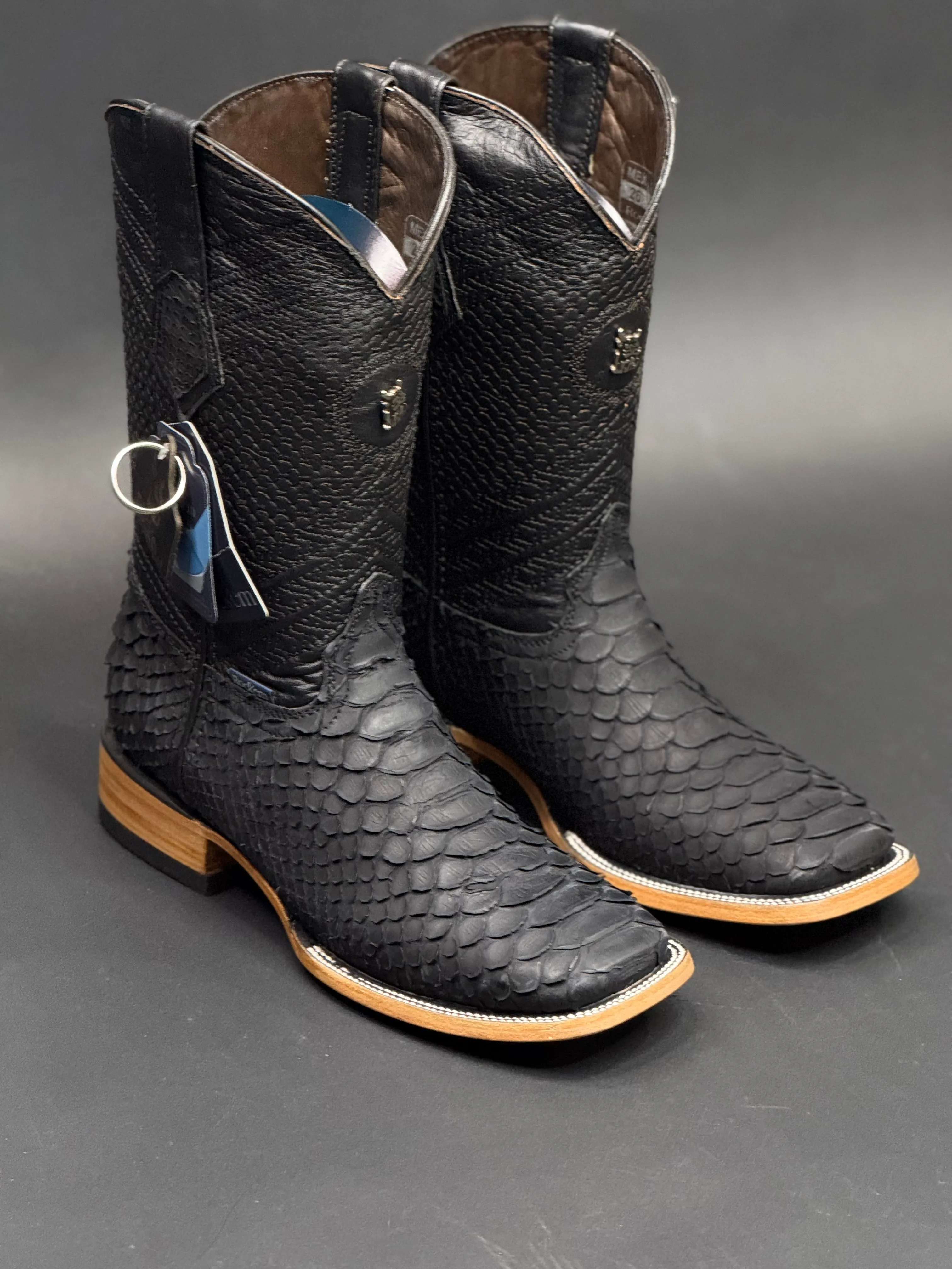 ROCKEM MENS PITÓN EXT NEGRO MATTE BOOT