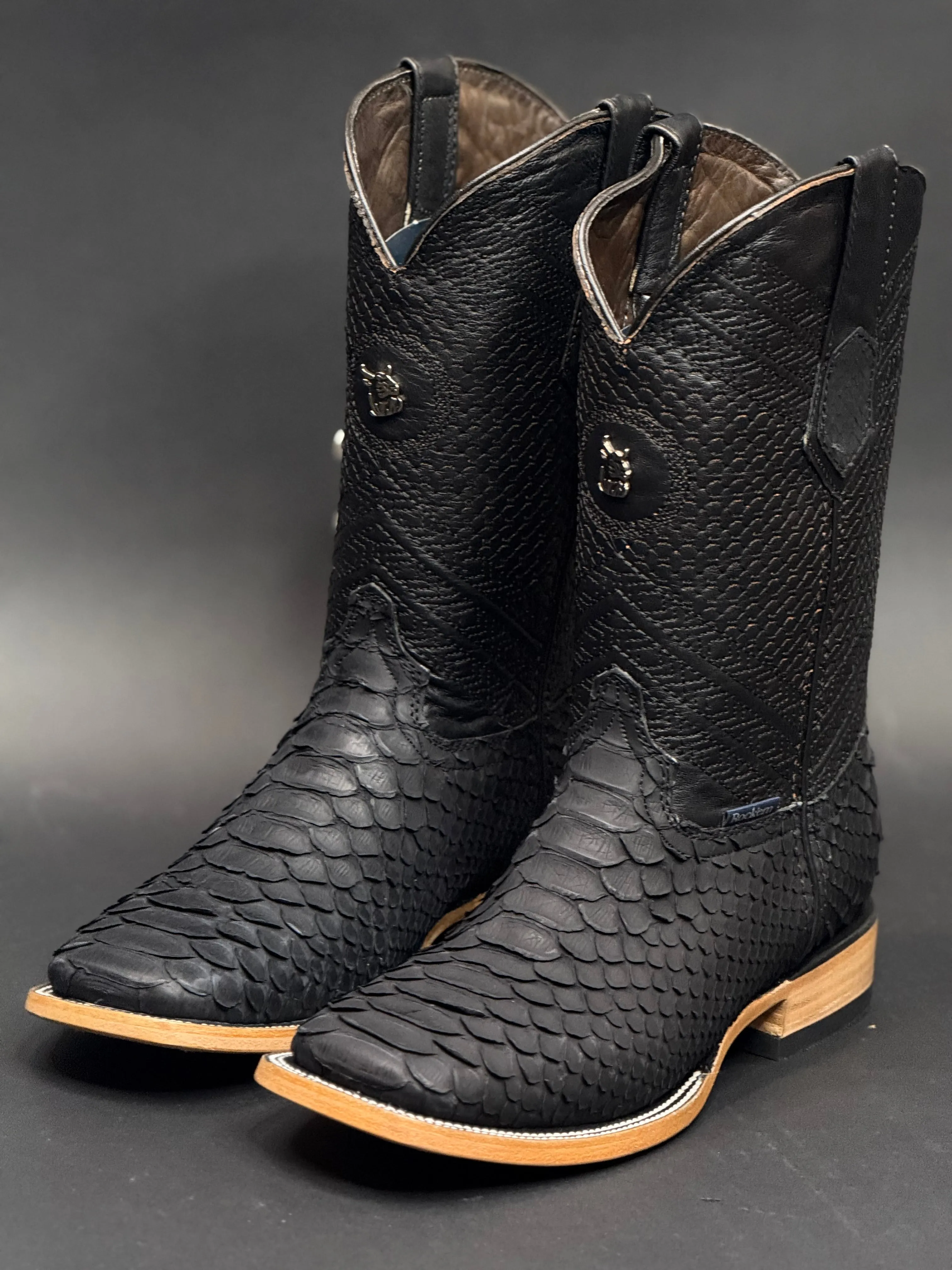 ROCKEM MENS PITÓN EXT NEGRO MATTE BOOT