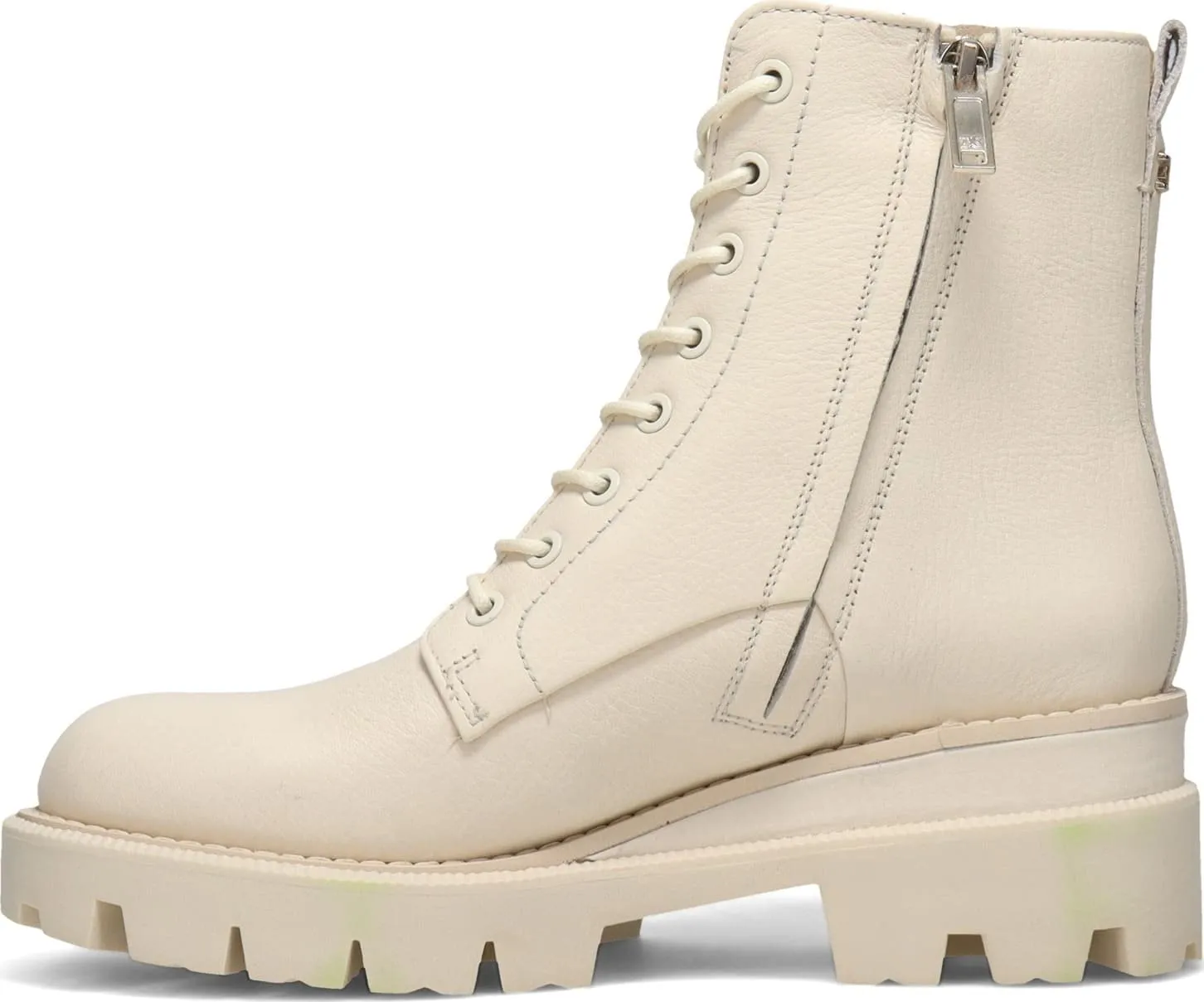 Sam Edelman Women's Garret Combat Boot Modern Ivory 9 Medium