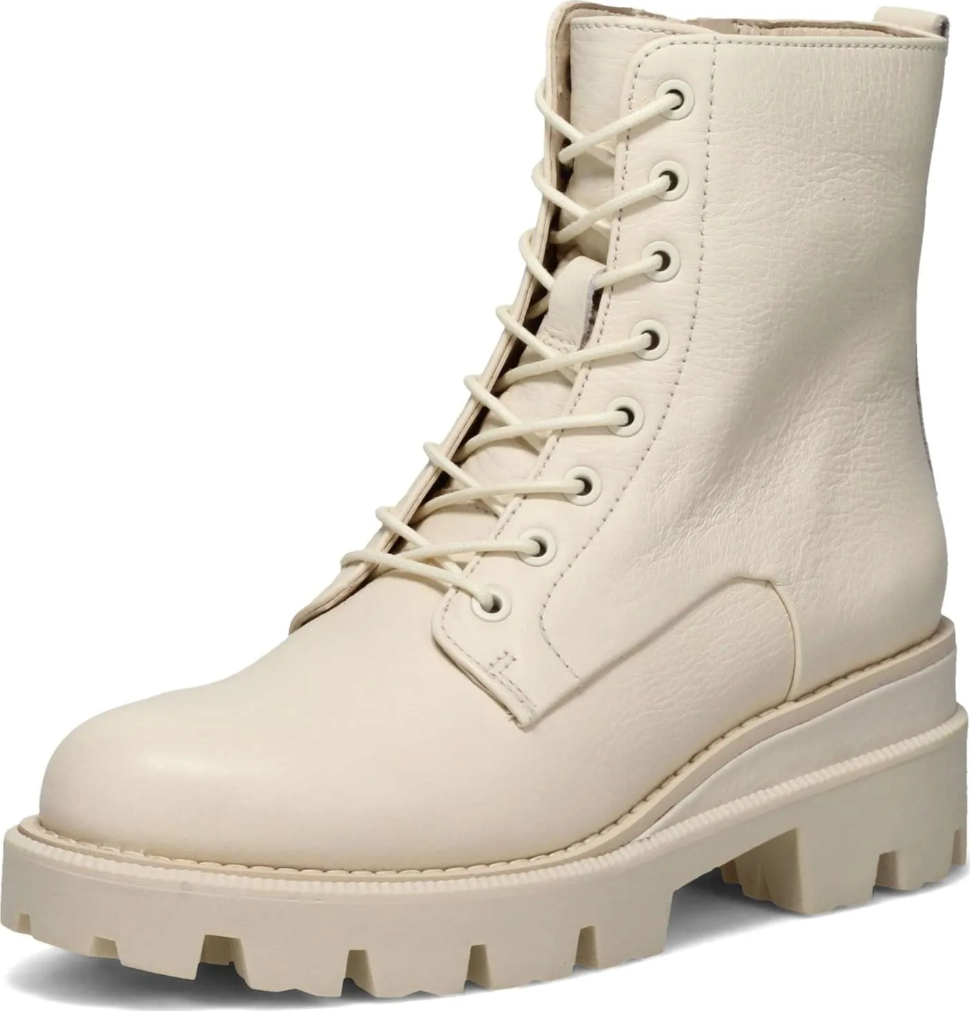 Sam Edelman Women's Garret Combat Boot Modern Ivory 9 Medium