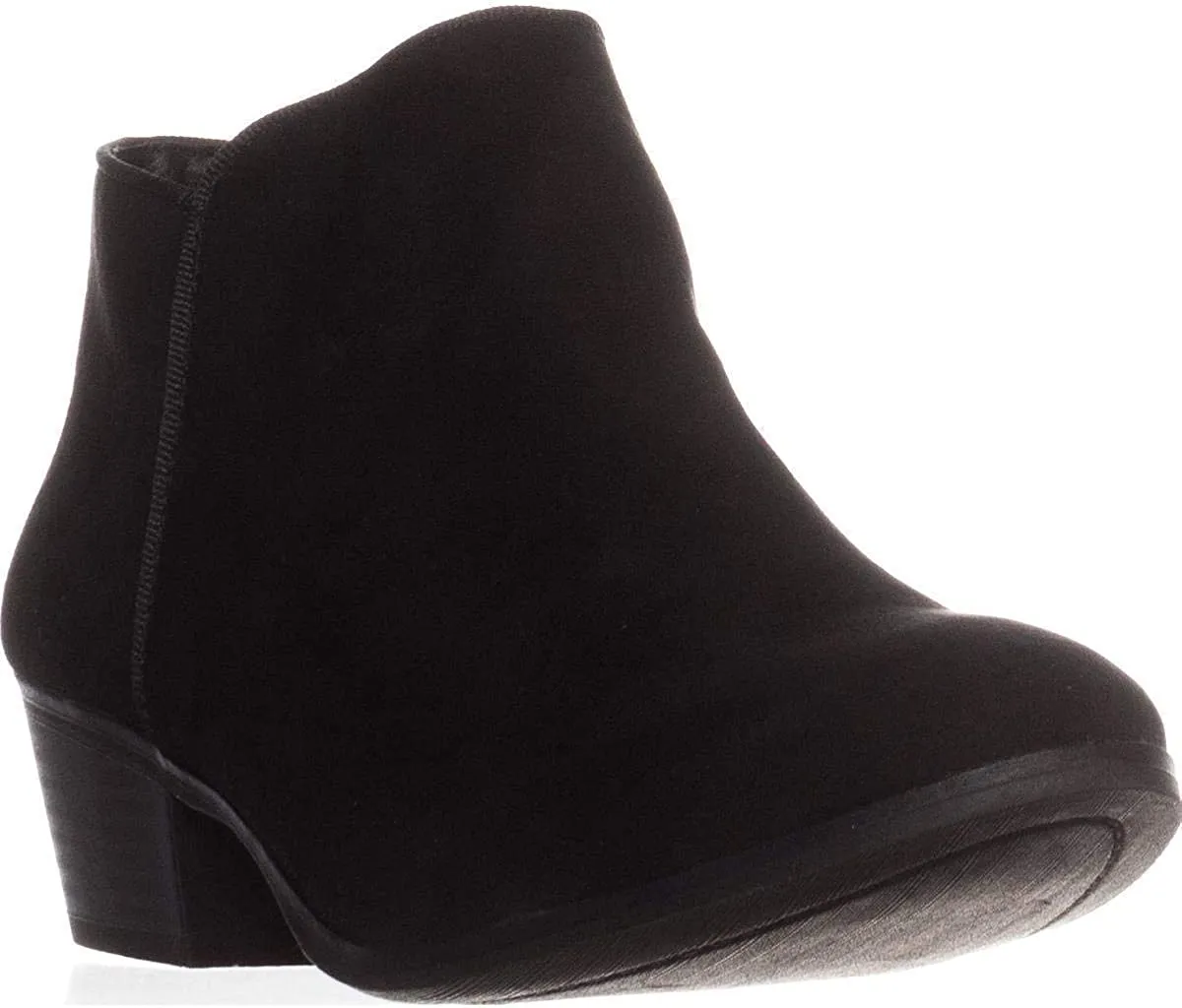 SC35 Wileyy Flat Ankle Boots, Black, 9 W US