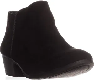 SC35 Wileyy Flat Ankle Boots, Black, 9 W US