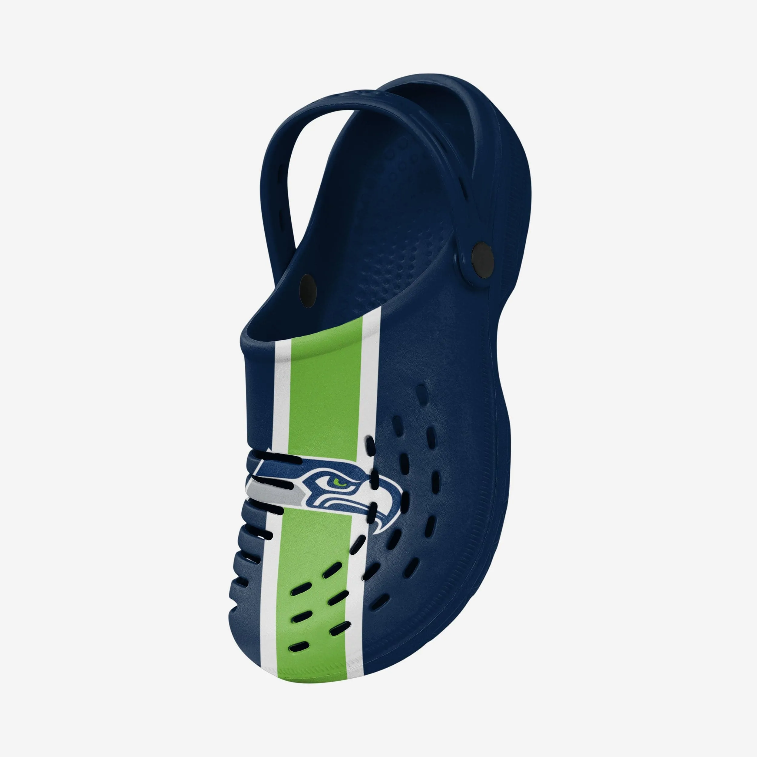 Seattle Seahawks Team Stripe Clog With Strap