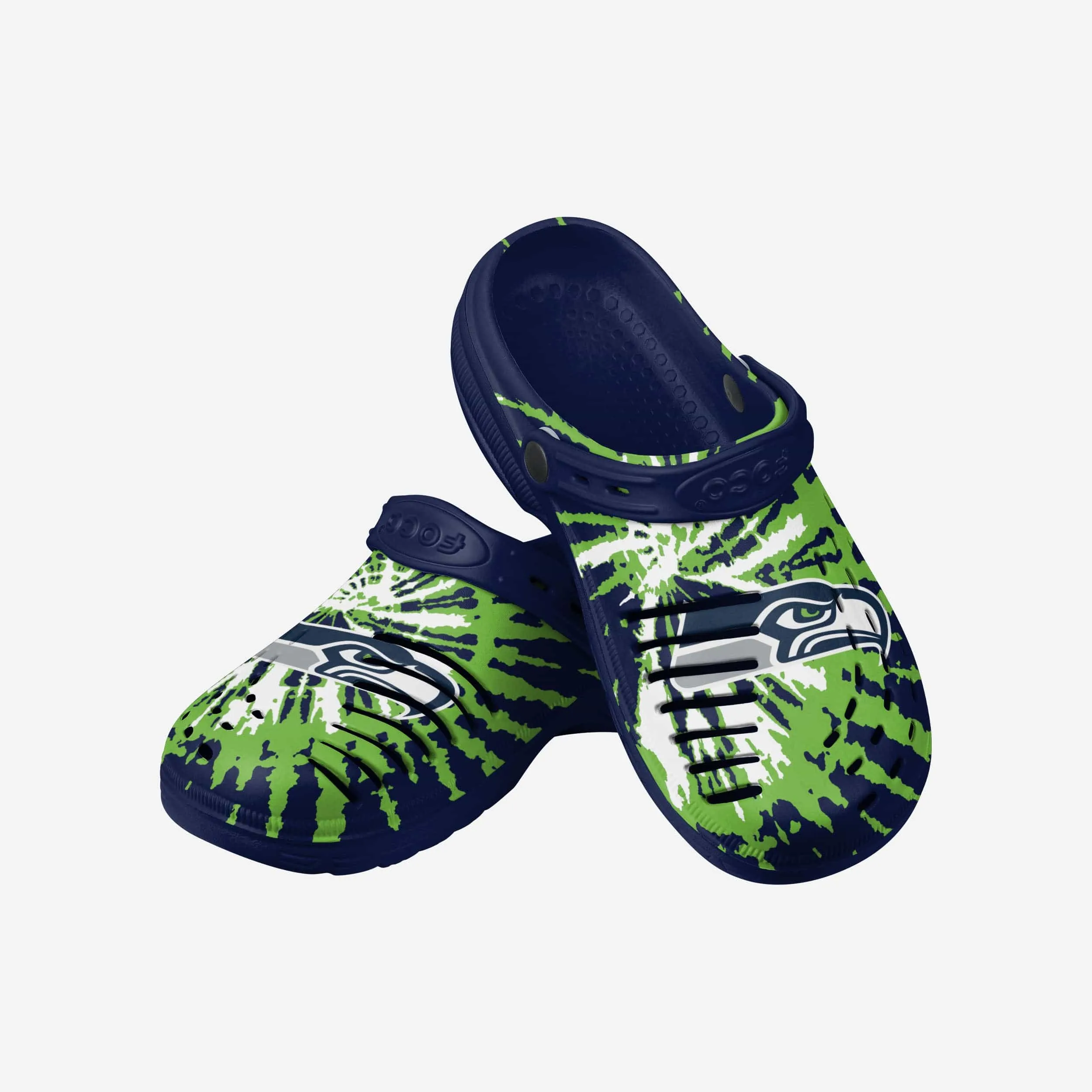 Seattle Seahawks Tie-Dye Clog With Strap