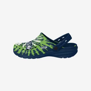 Seattle Seahawks Tie-Dye Clog With Strap