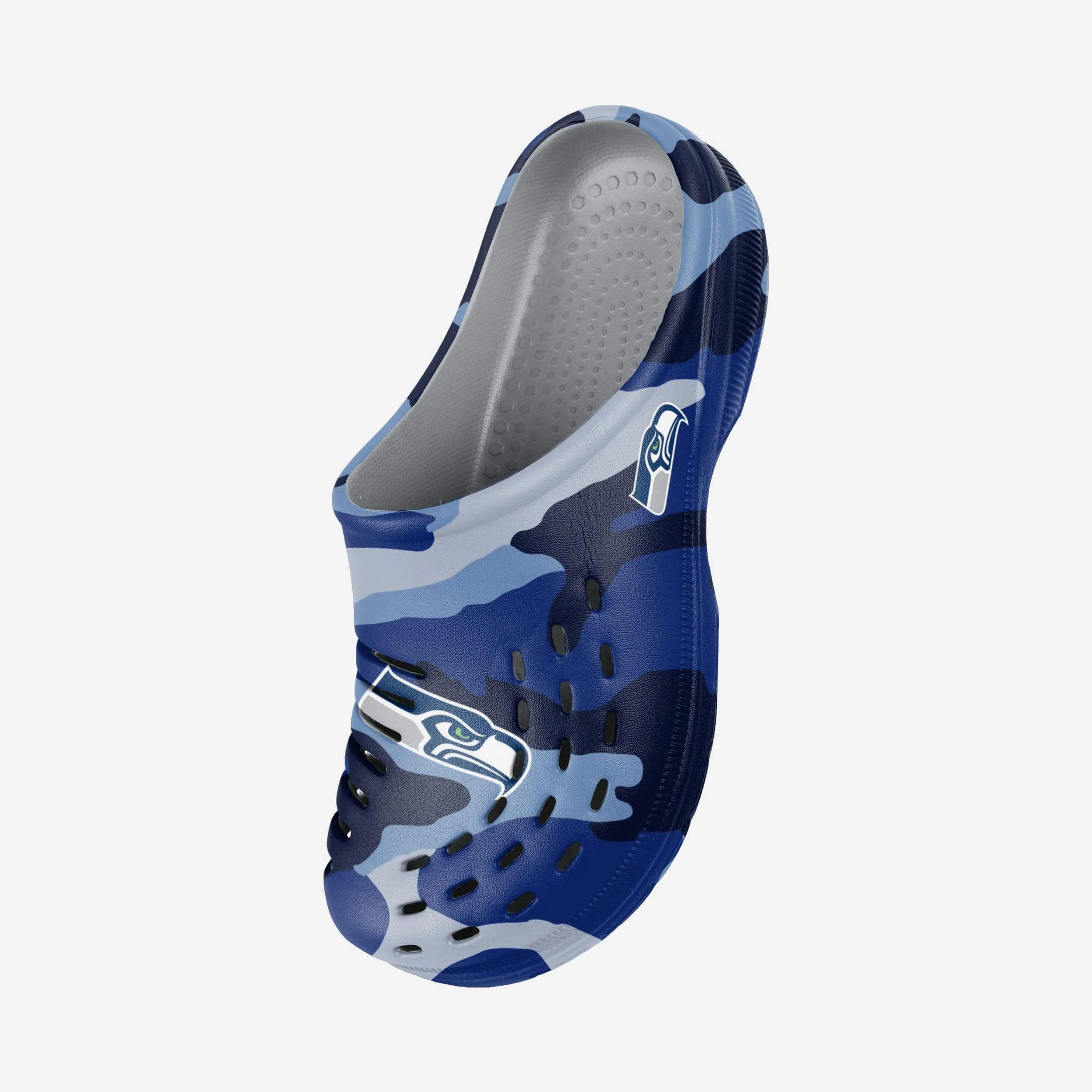 Seattle Seahawks Tonal Camo Clog