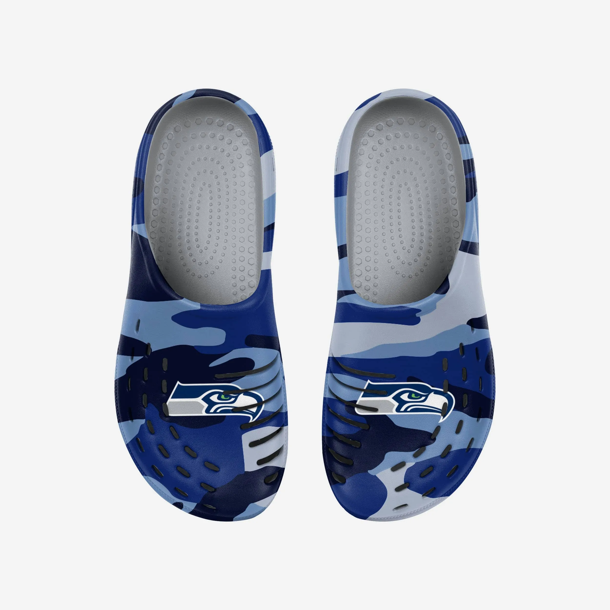 Seattle Seahawks Tonal Camo Clog