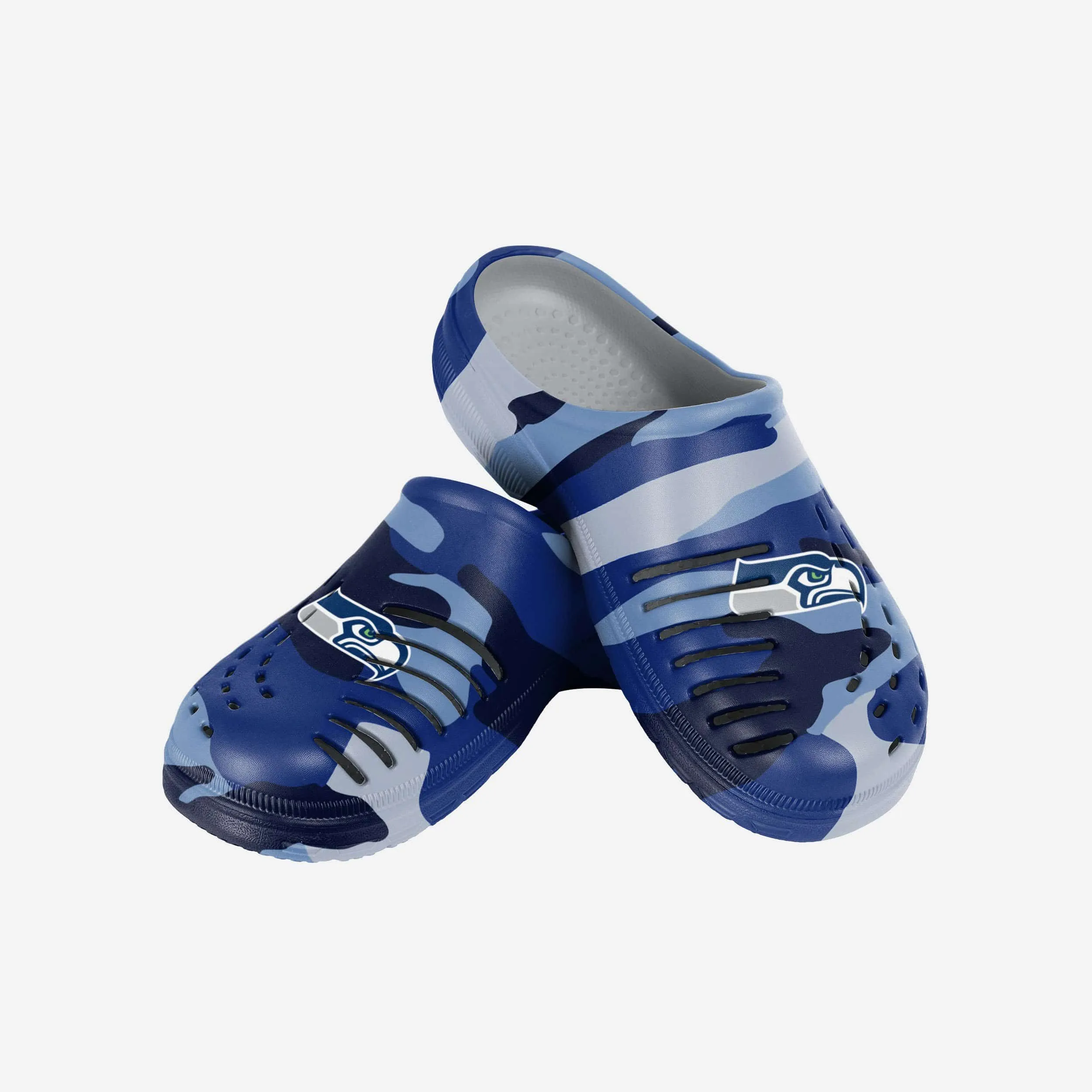 Seattle Seahawks Tonal Camo Clog