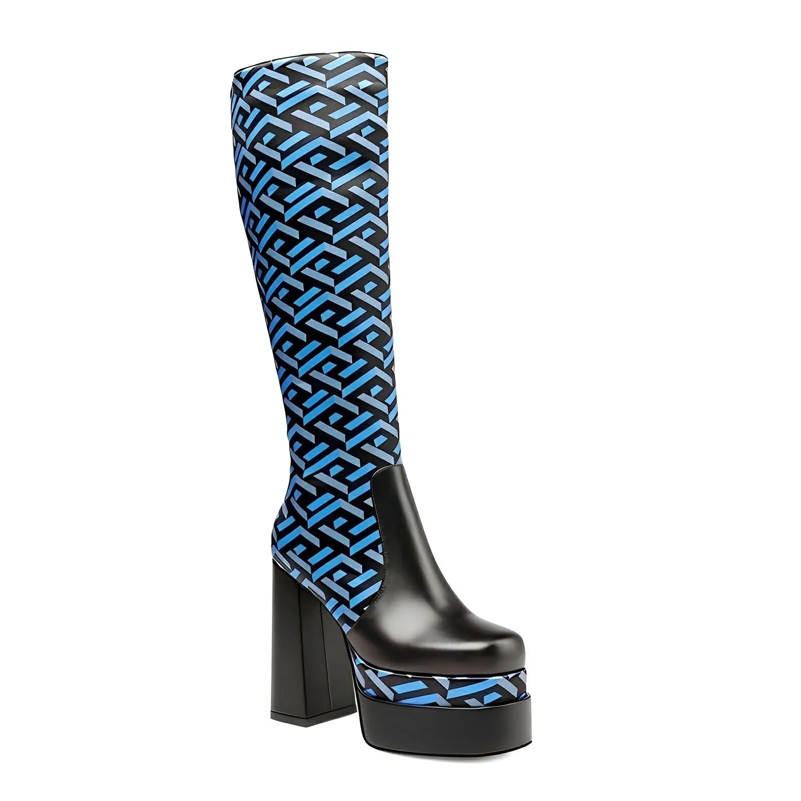 Selena Knee-High Platform Boots