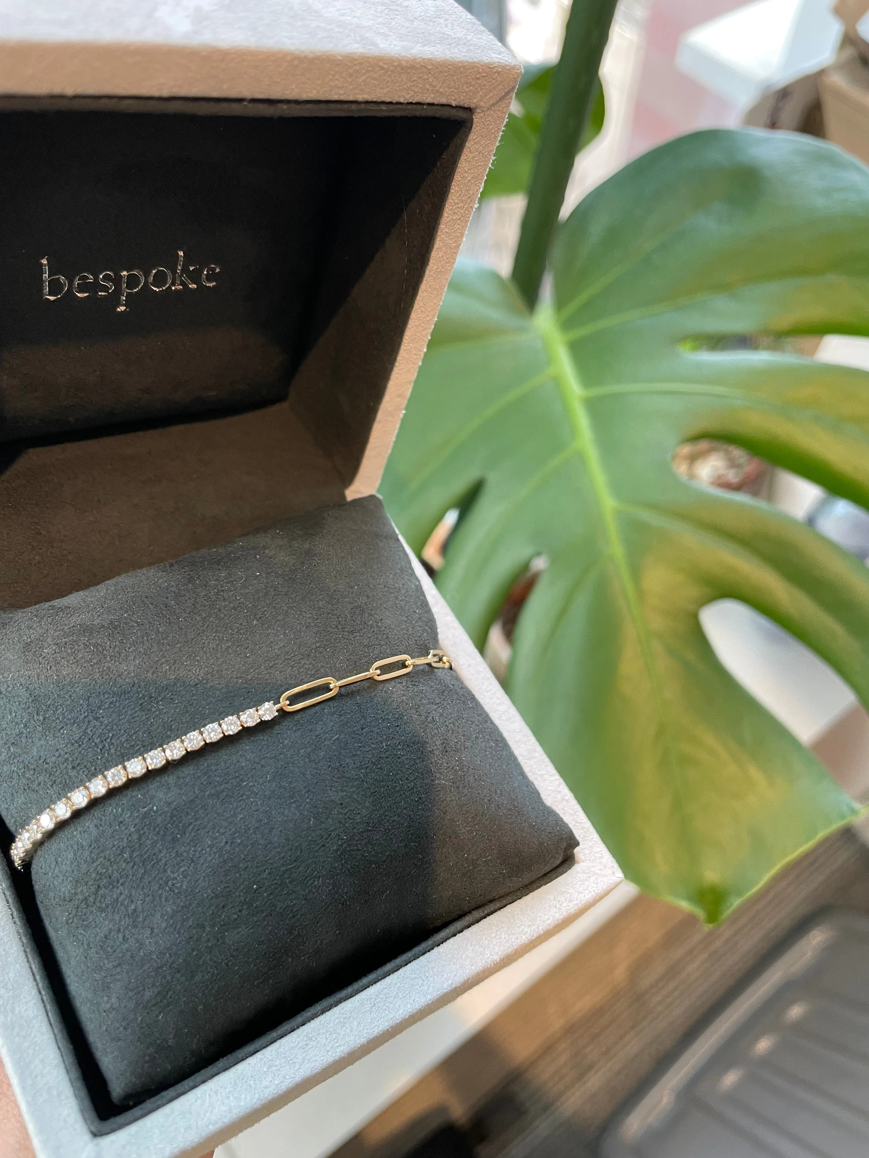 Signature Yin Yang Diamond & Paperclip Bracelet