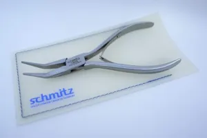 Snipe Nose Pliers 5.3/4'' long, bent and smooth jaws INOX - Stainless steel 4413FP00-RF