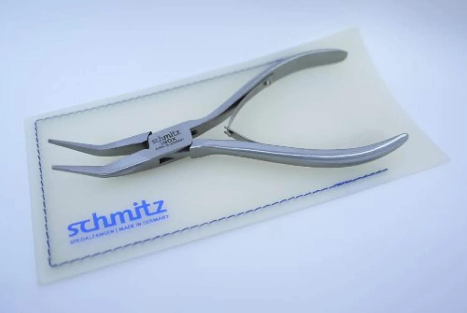 Snipe Nose Pliers 5.3/4'' long, bent and smooth jaws INOX - Stainless steel 4413FP00-RF