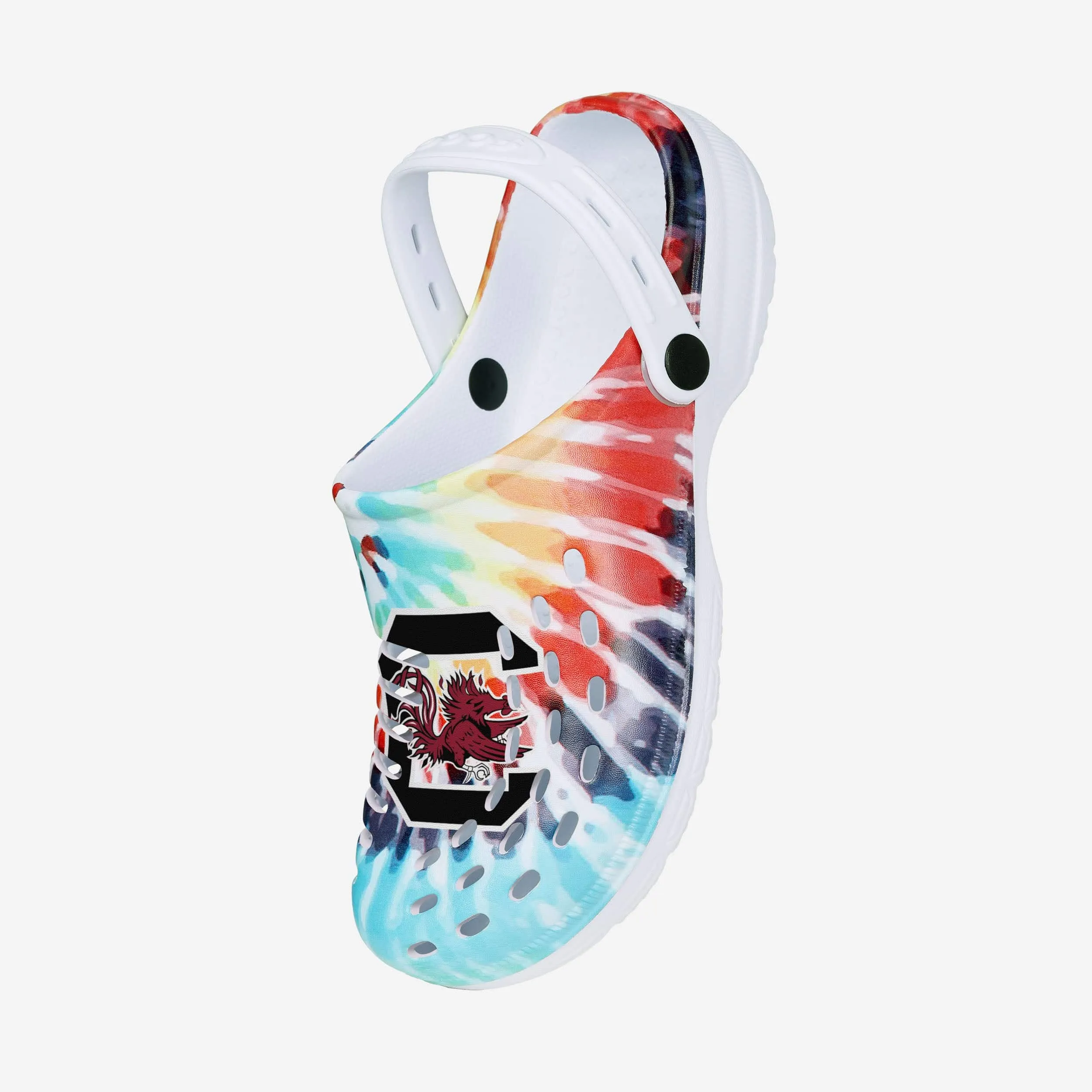 South Carolina Gamecocks Womens Tie-Dye Clog With Strap