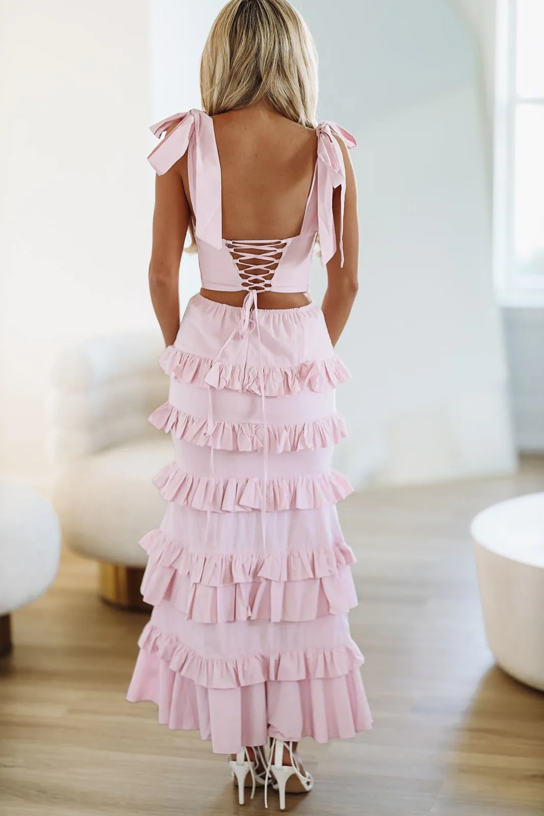 Spring Muse Crop Top - Rose Lavender