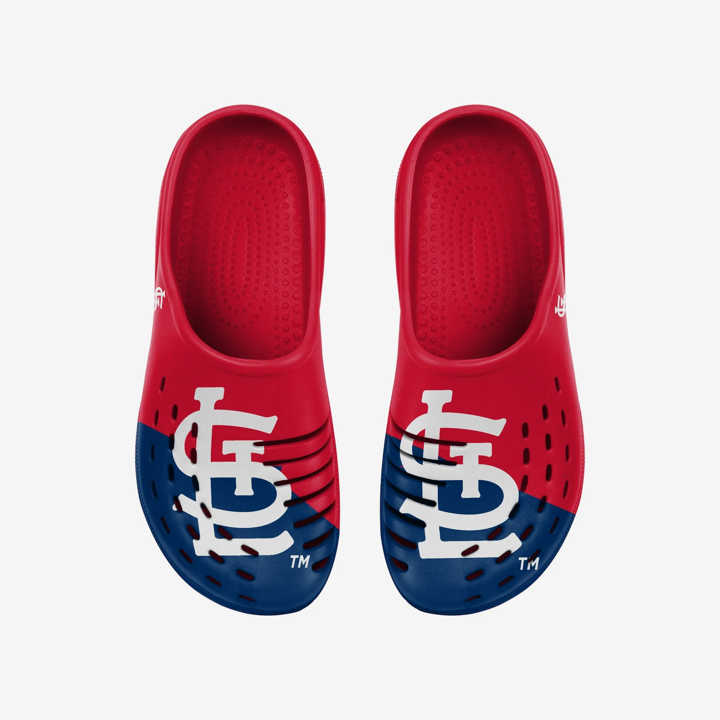 St. Louis Cardinals Mens Colorblock Big Logo Clog