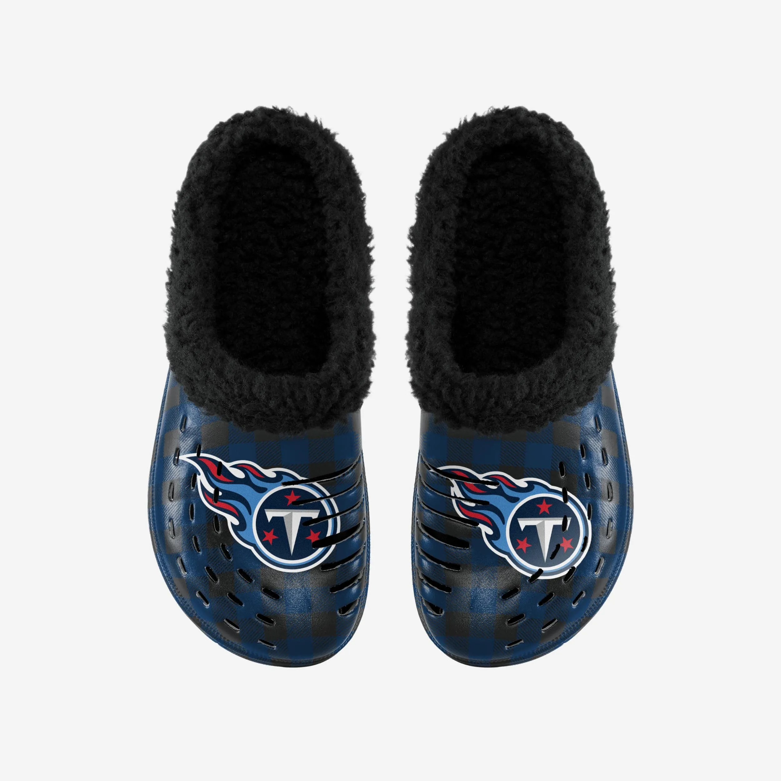 Tennessee Titans Sherpa Lined Buffalo Check Clog