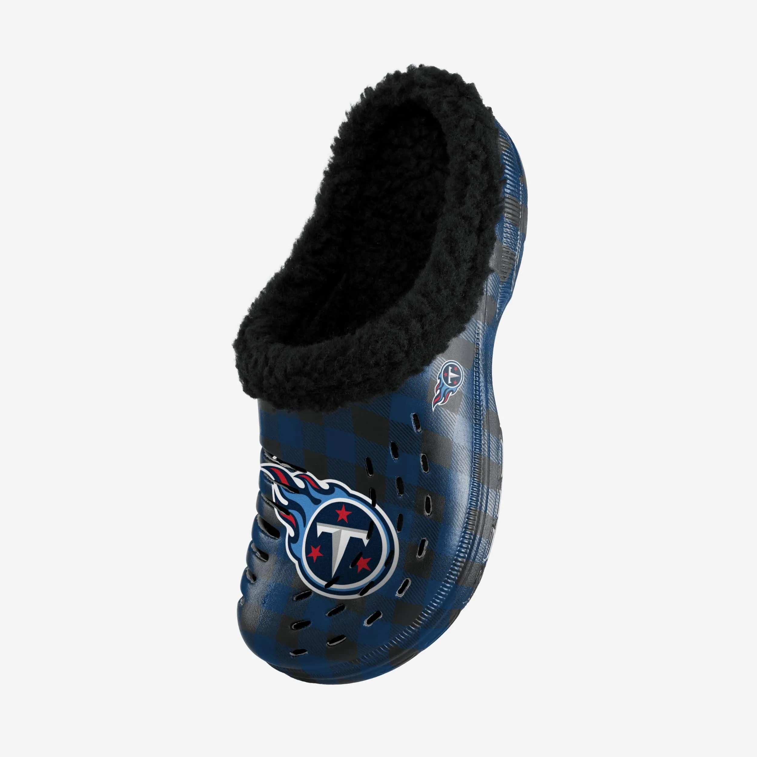 Tennessee Titans Sherpa Lined Buffalo Check Clog