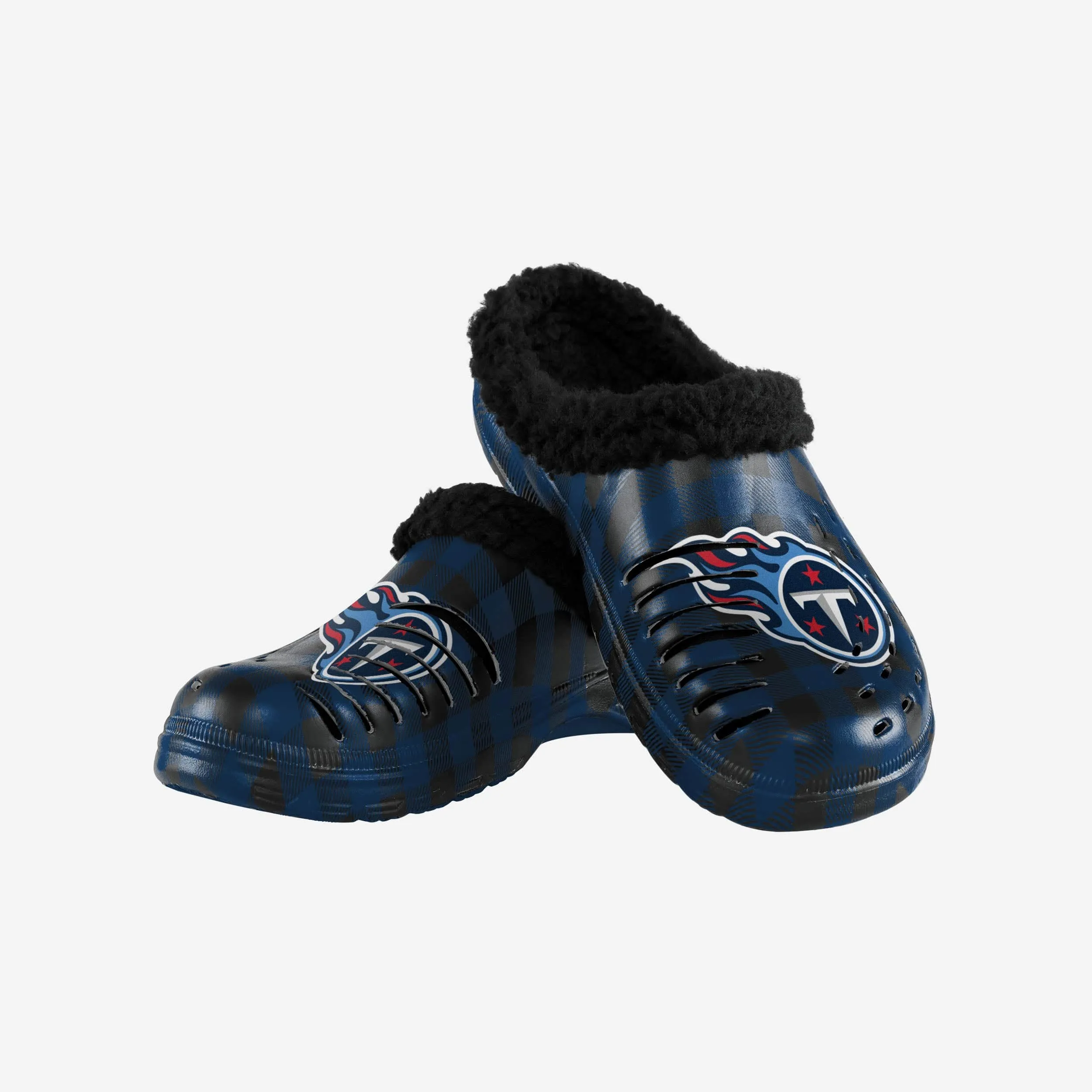 Tennessee Titans Sherpa Lined Buffalo Check Clog