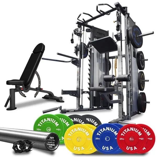 TITANIUM USA F90 FUNCTIONAL SMITH MACHINE PACKAGE 1