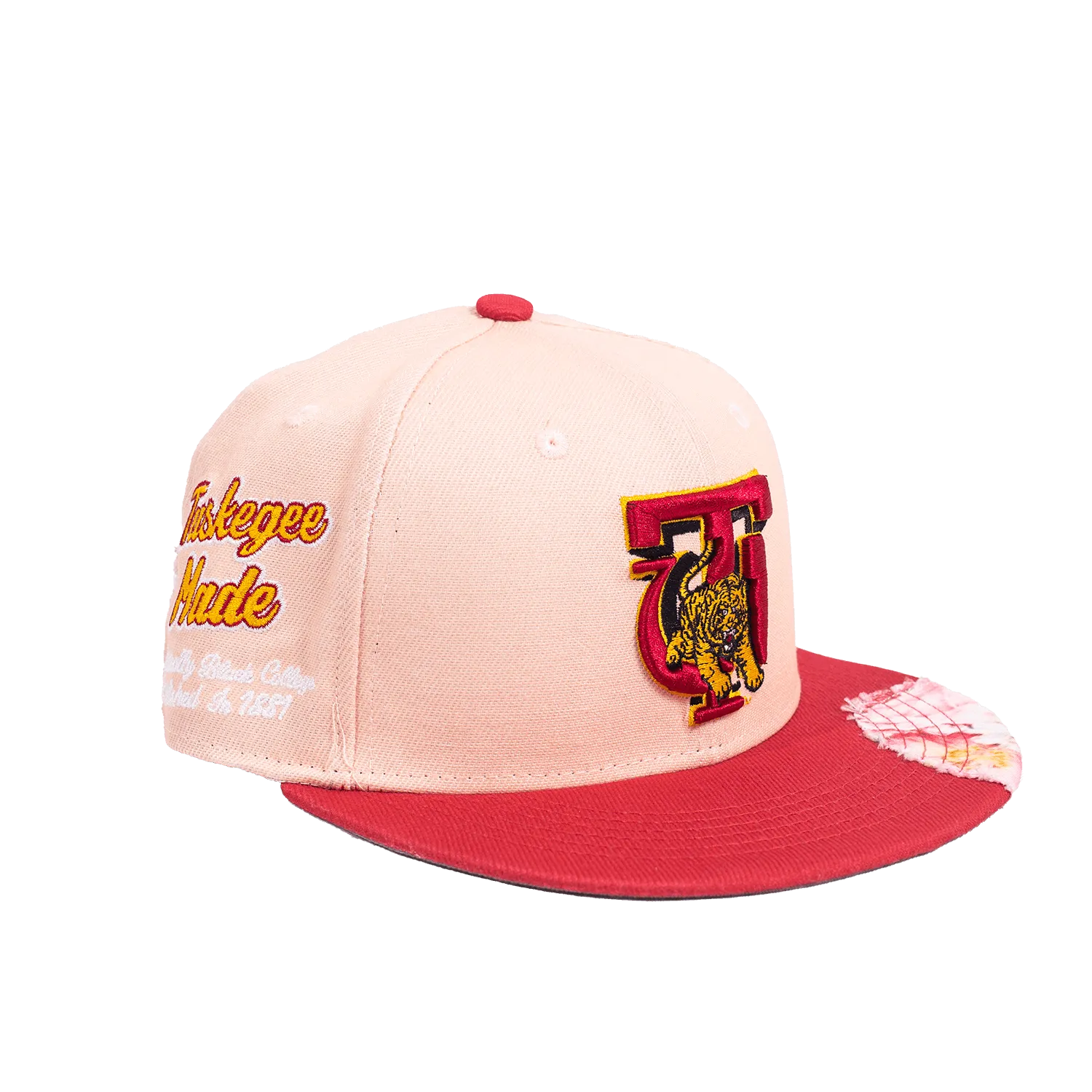 TUSKEGEE UNIVERSITY FRAYED FITTED HAT