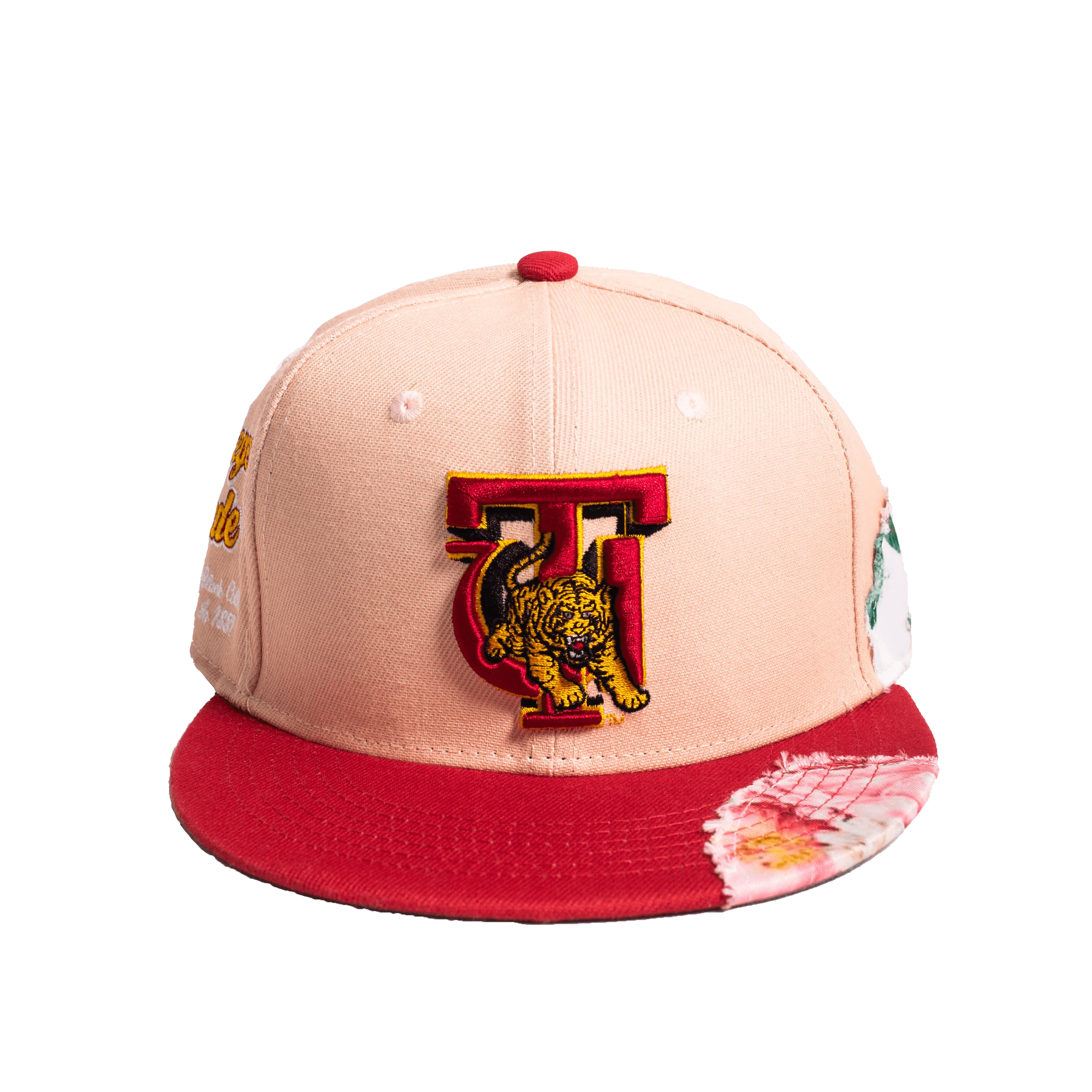 TUSKEGEE UNIVERSITY FRAYED FITTED HAT